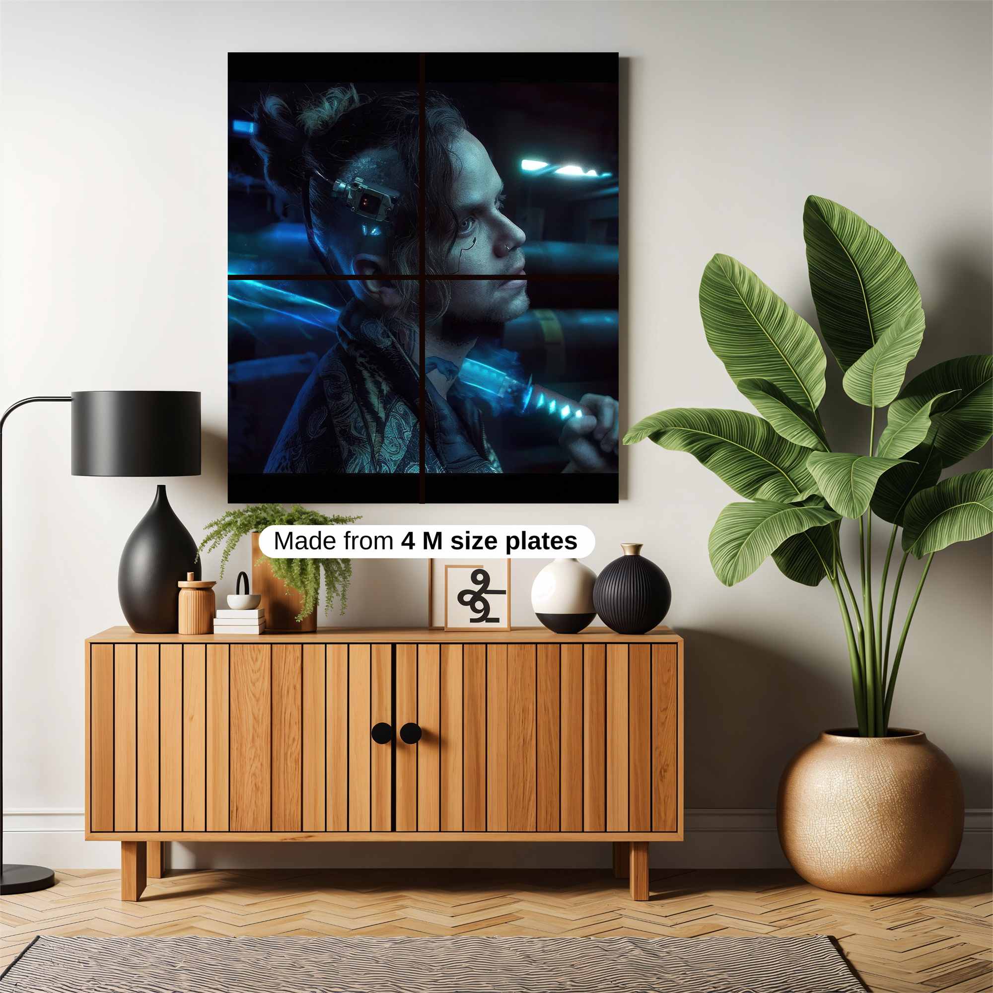 Cyberpunk Vigilance Safe Wall Magnetic / M