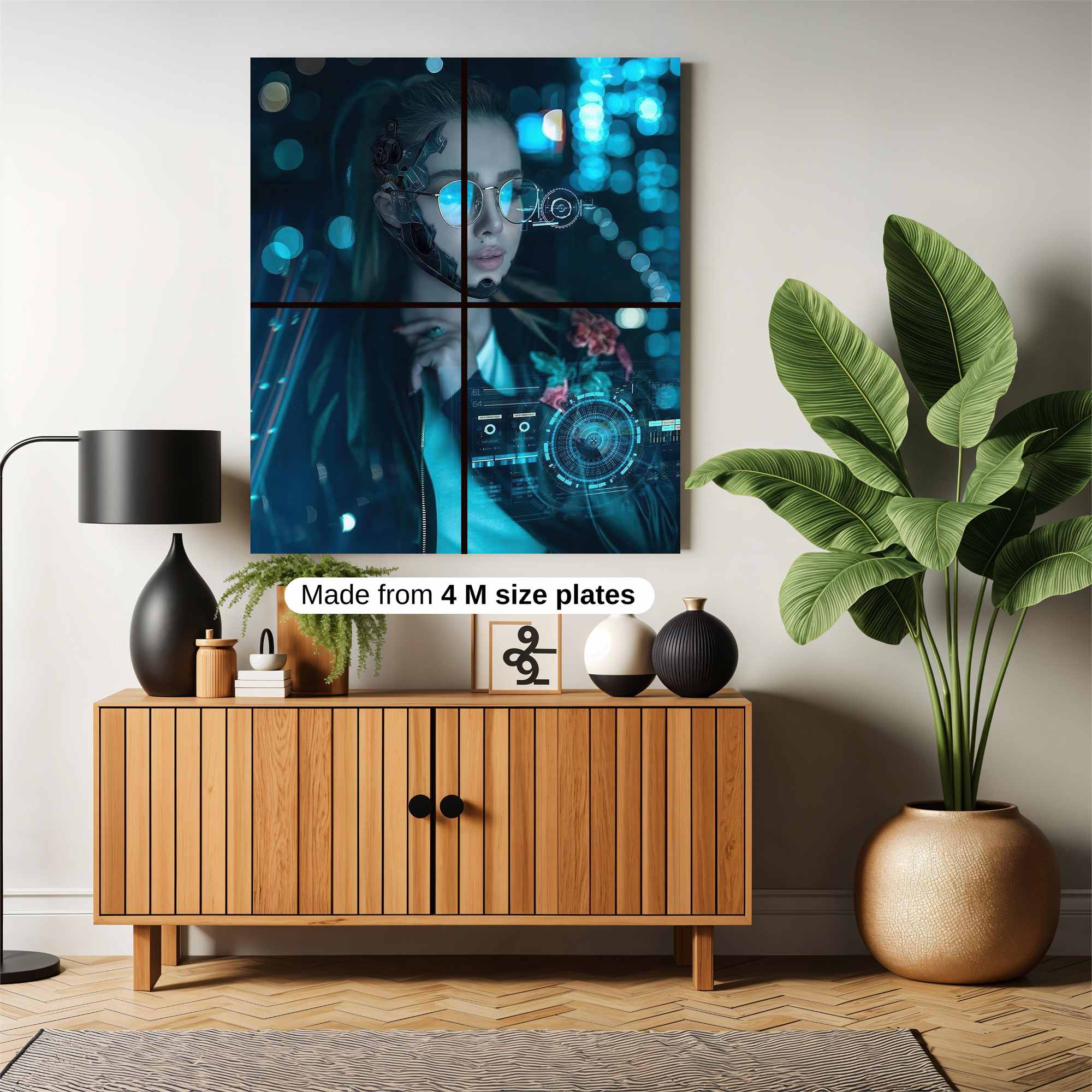 Cyber Serenity Safe Wall Magnetic / M