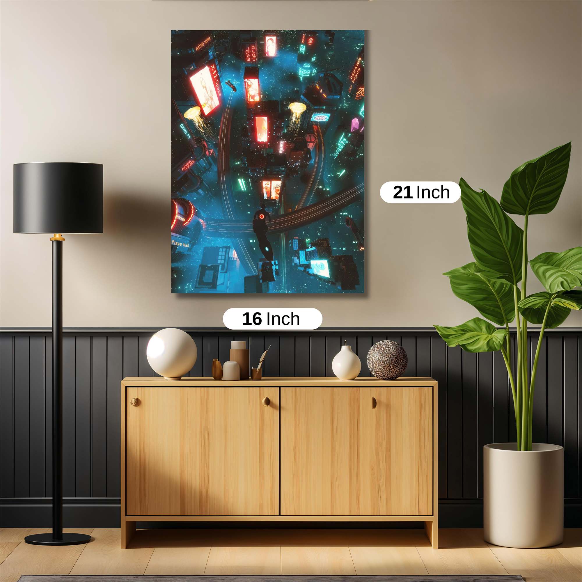 Neon Reverie Safe Wall Magnetic / M