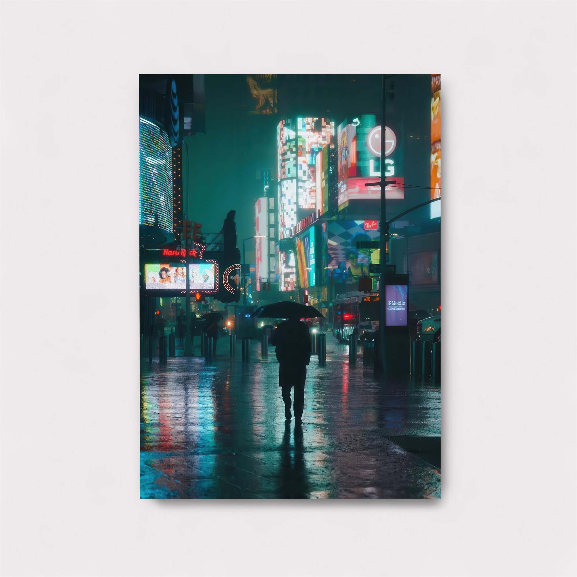 Neon Shadows Safe Wall Magnetic / M