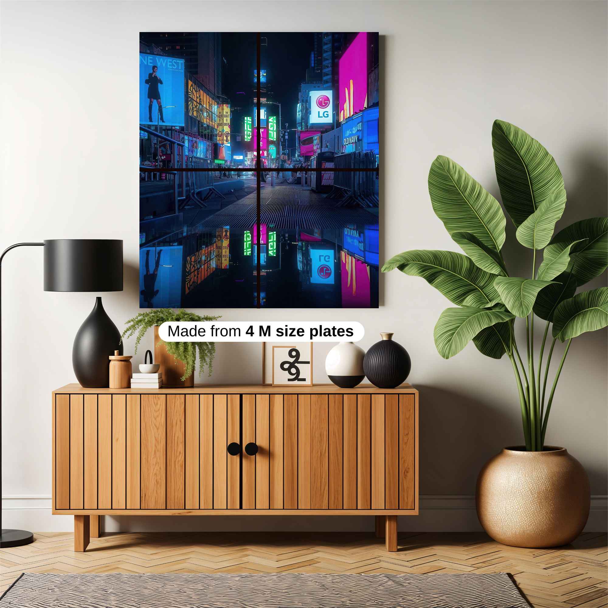 Neon Serenity Safe Wall Magnetic / M