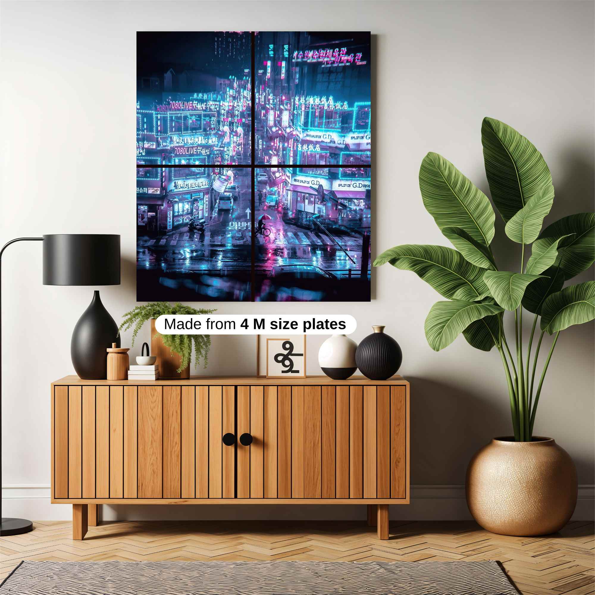 Neon Serenity Safe Wall Magnetic / M