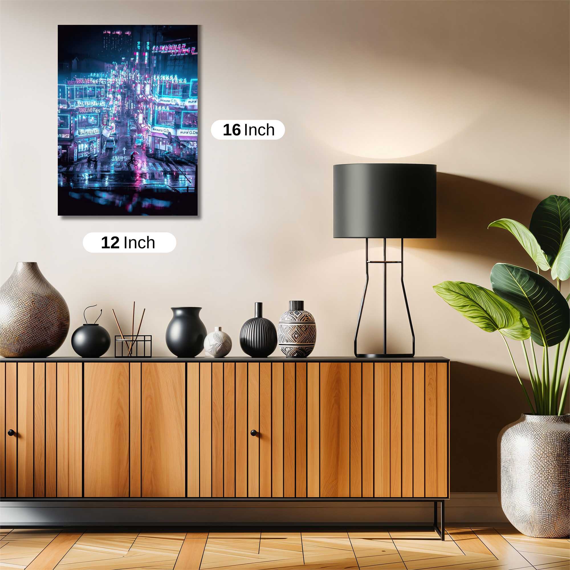 Neon Serenity Safe Wall Magnetic / M