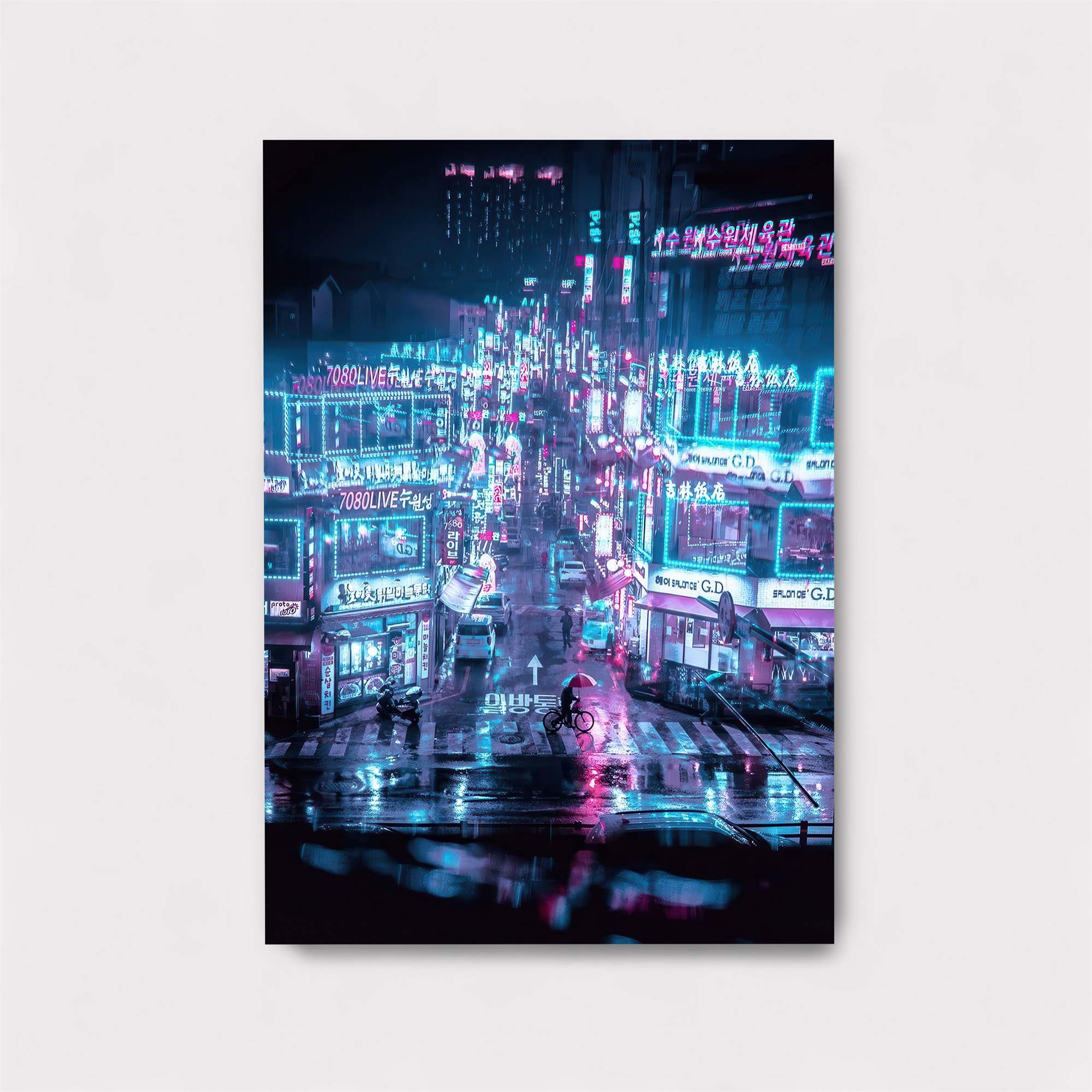 Neon Serenity Safe Wall Magnetic / M