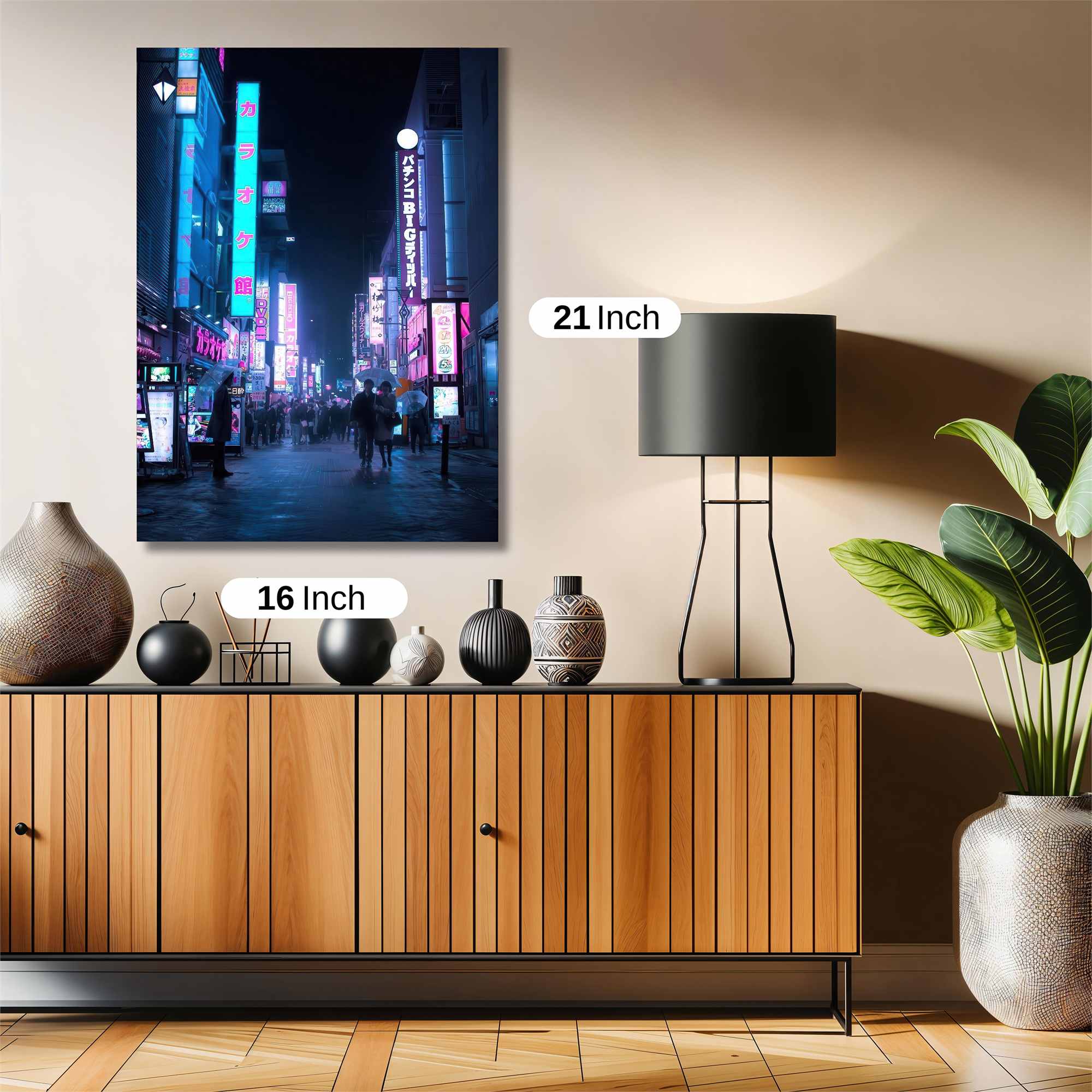 Neon Serenity Safe Wall Magnetic / M