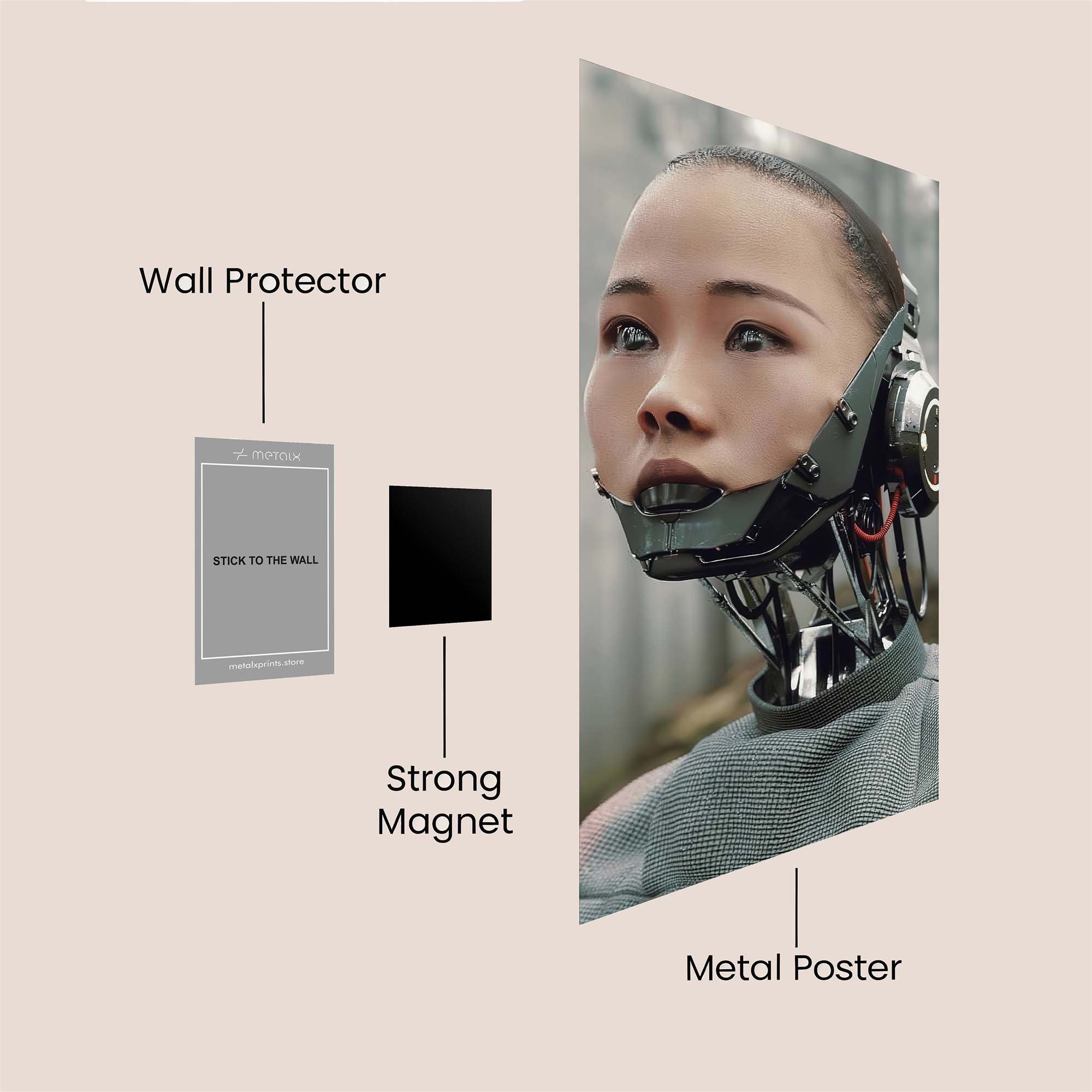 Cyberpunk Rebel Safe Wall Magnetic / M