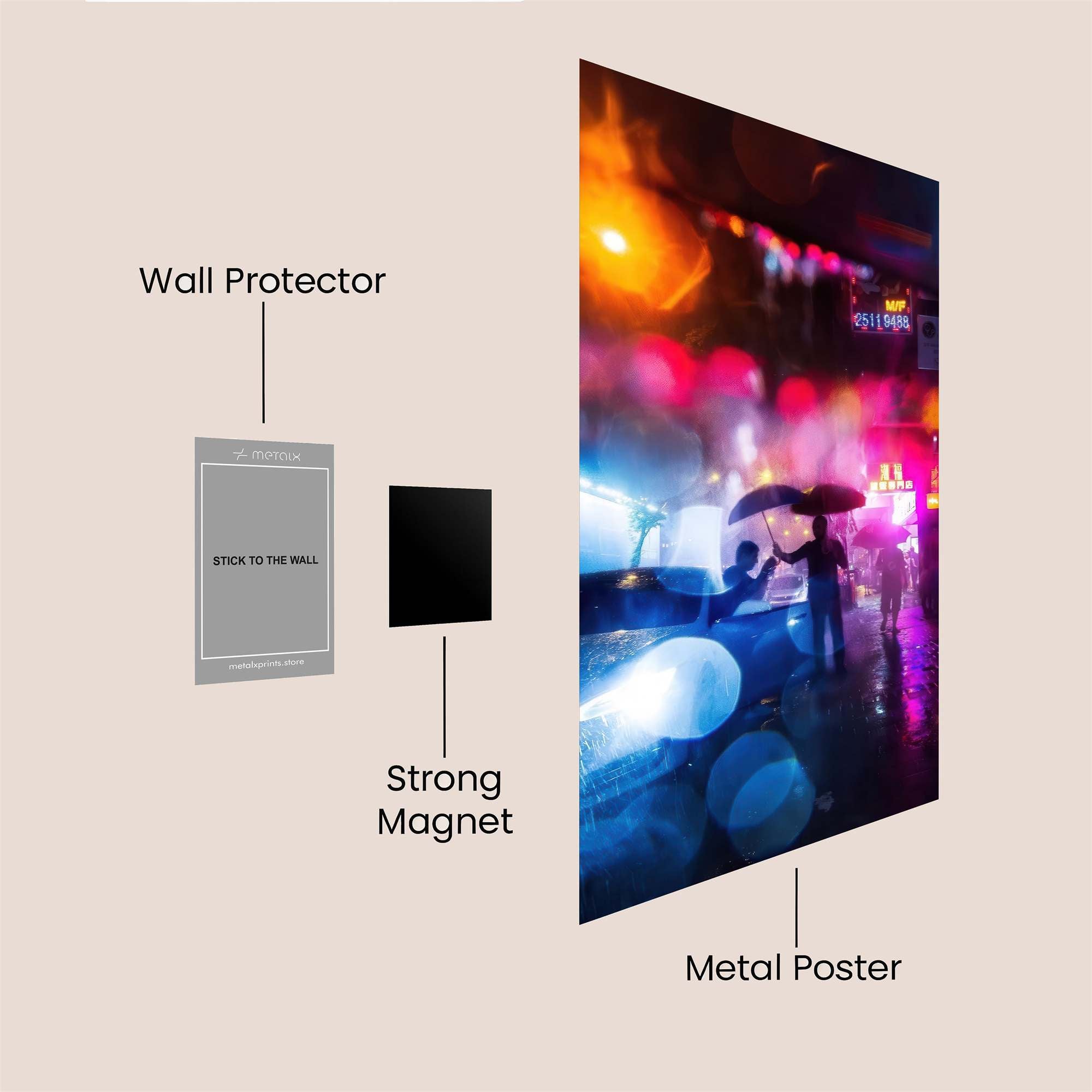 Neon Umbra Safe Wall Magnetic / M