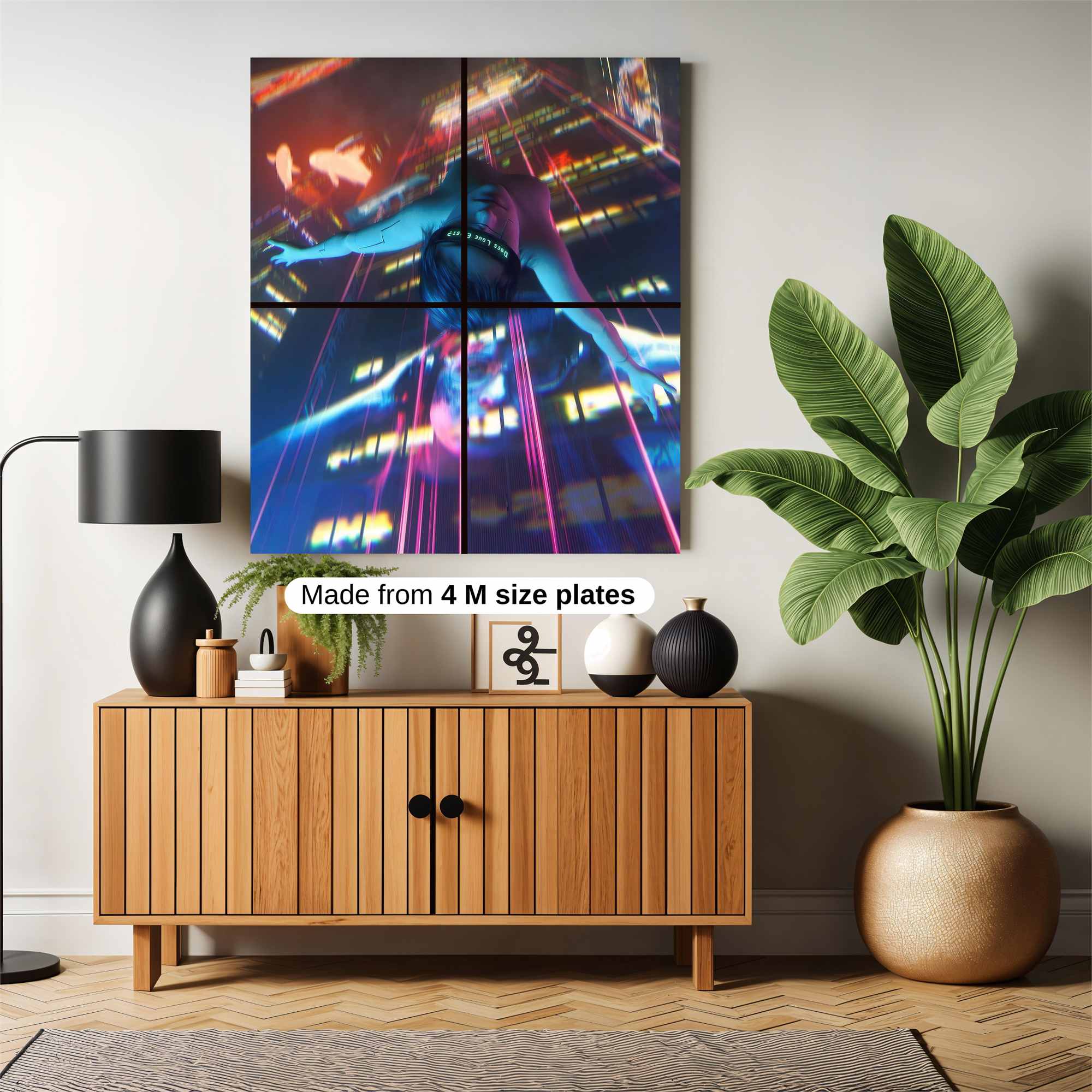 Neon Descent Safe Wall Magnetic / M