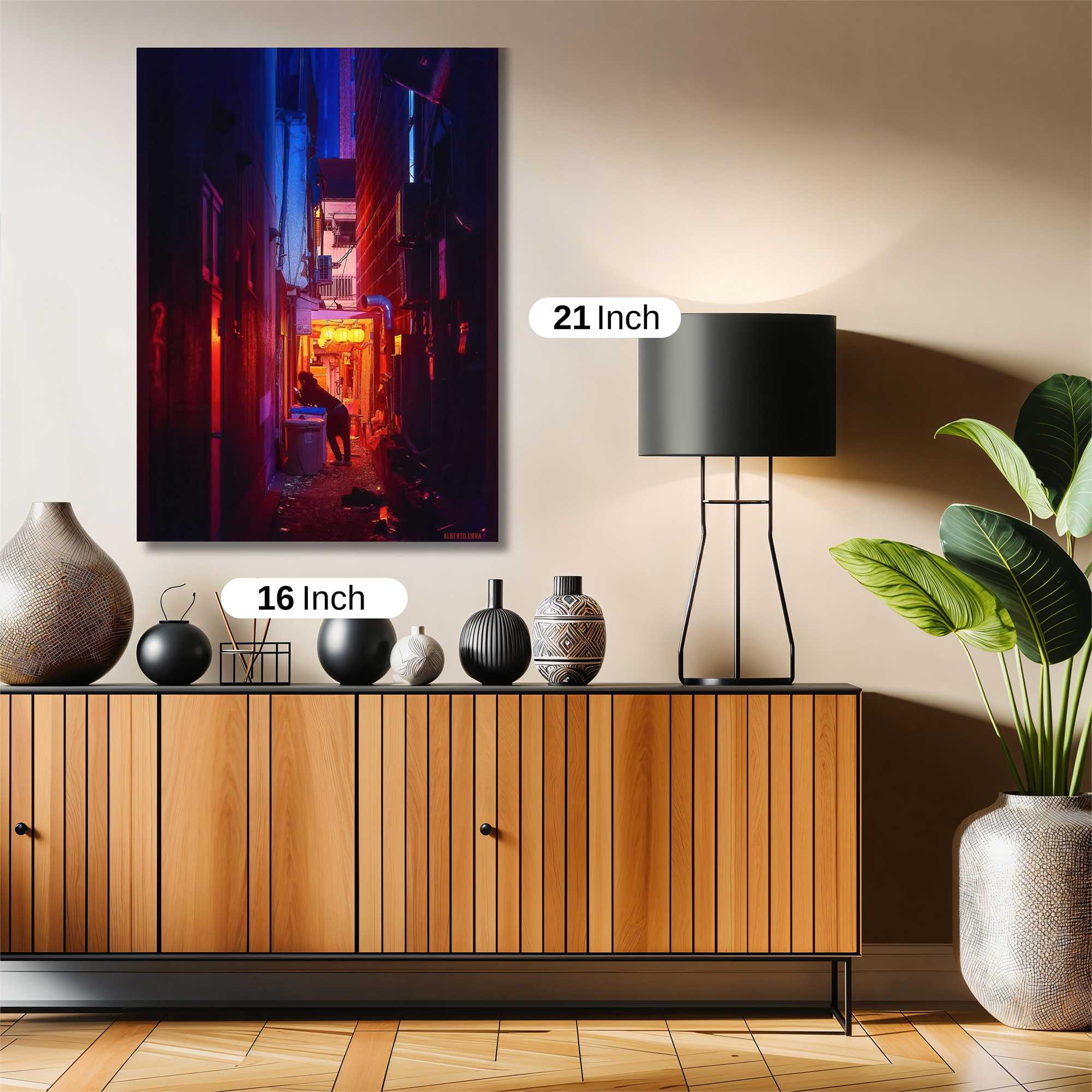 Neon Solitude Safe Wall Magnetic / M