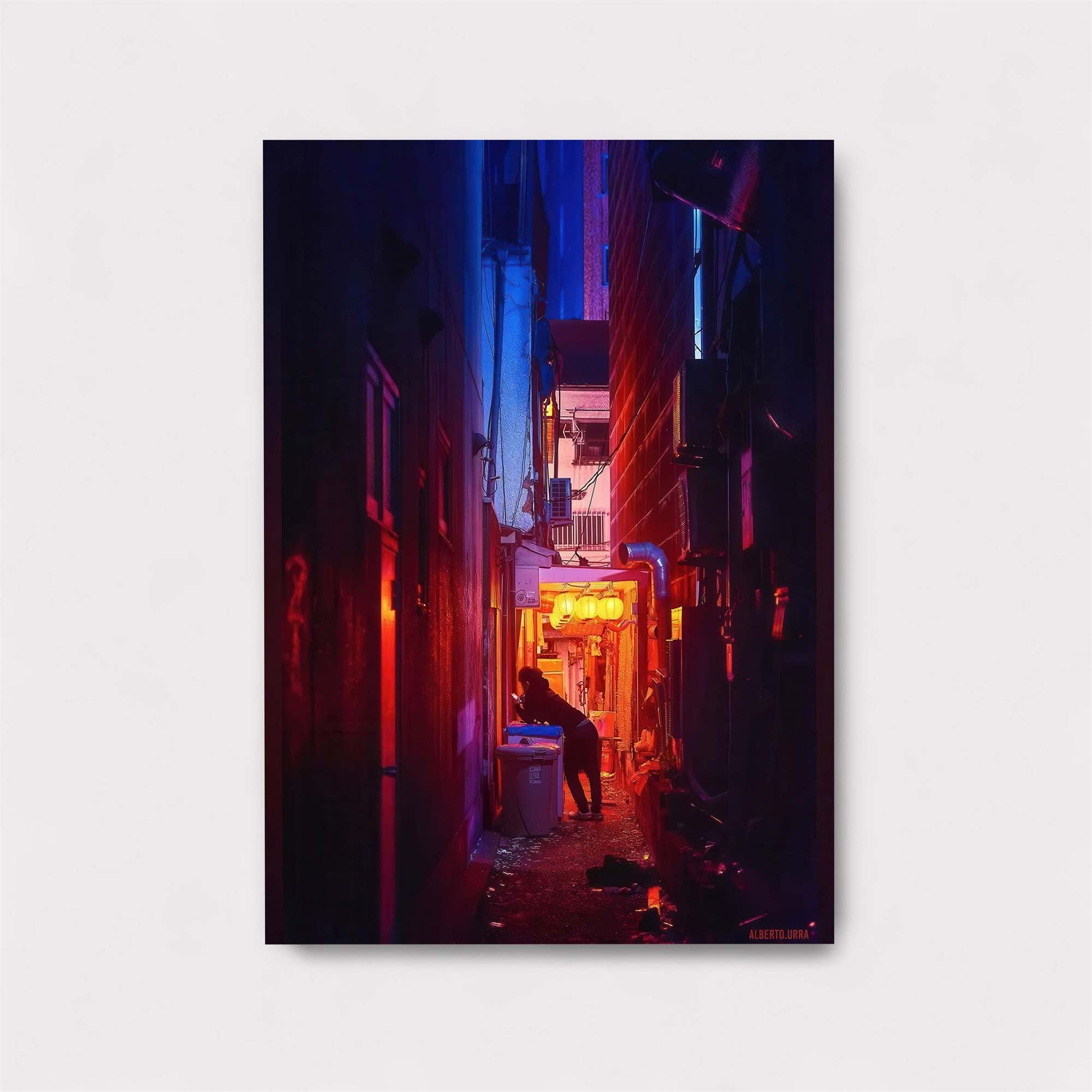 Neon Solitude Safe Wall Magnetic / M