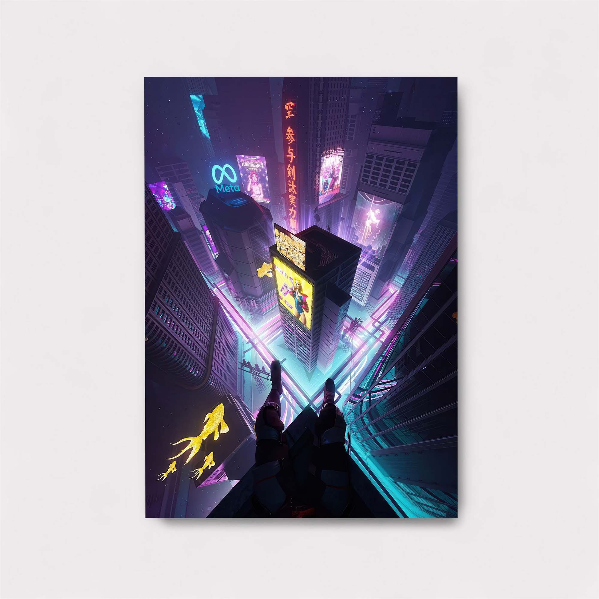 Neon Vortex Safe Wall Magnetic / M