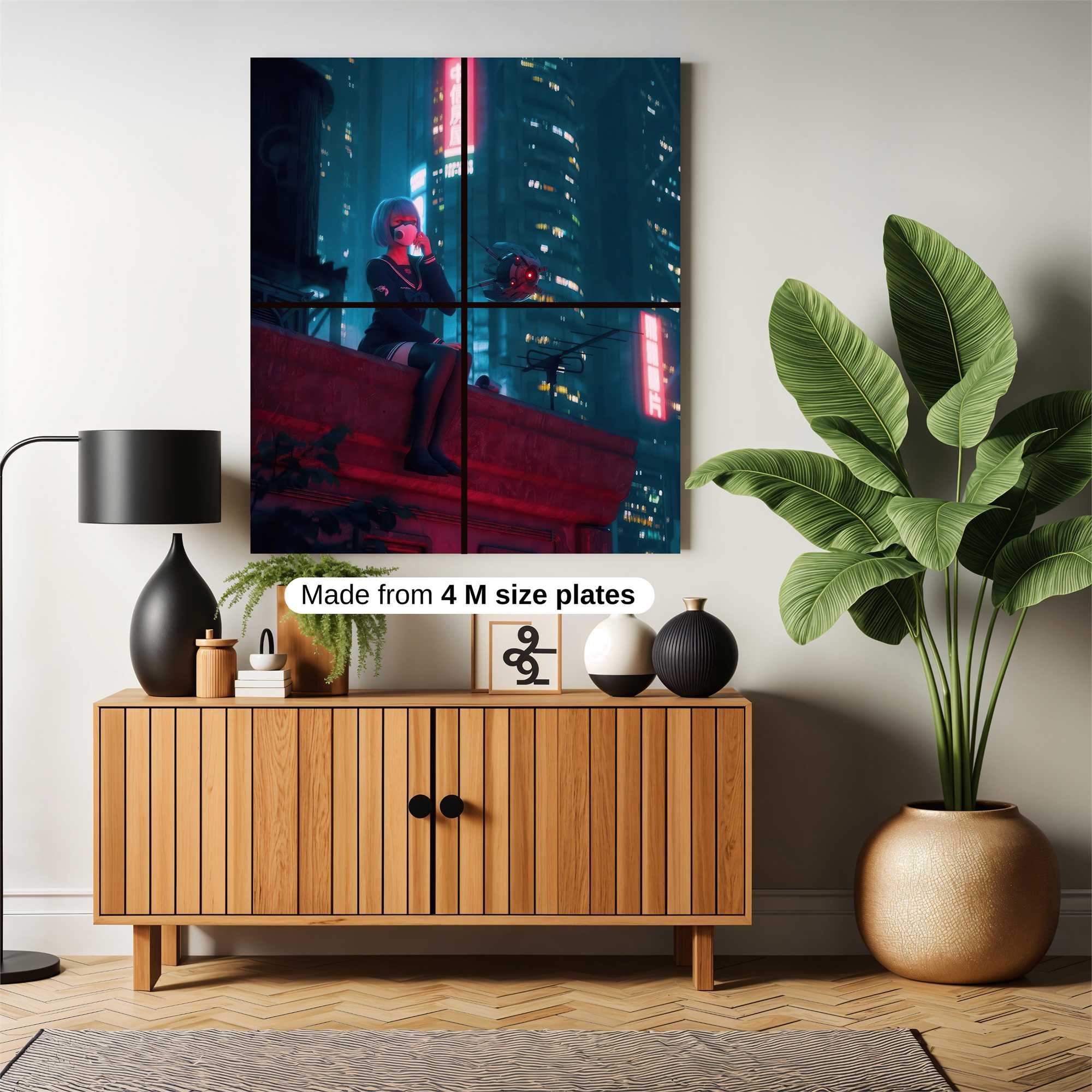 Cyber Serenity Safe Wall Magnetic / M