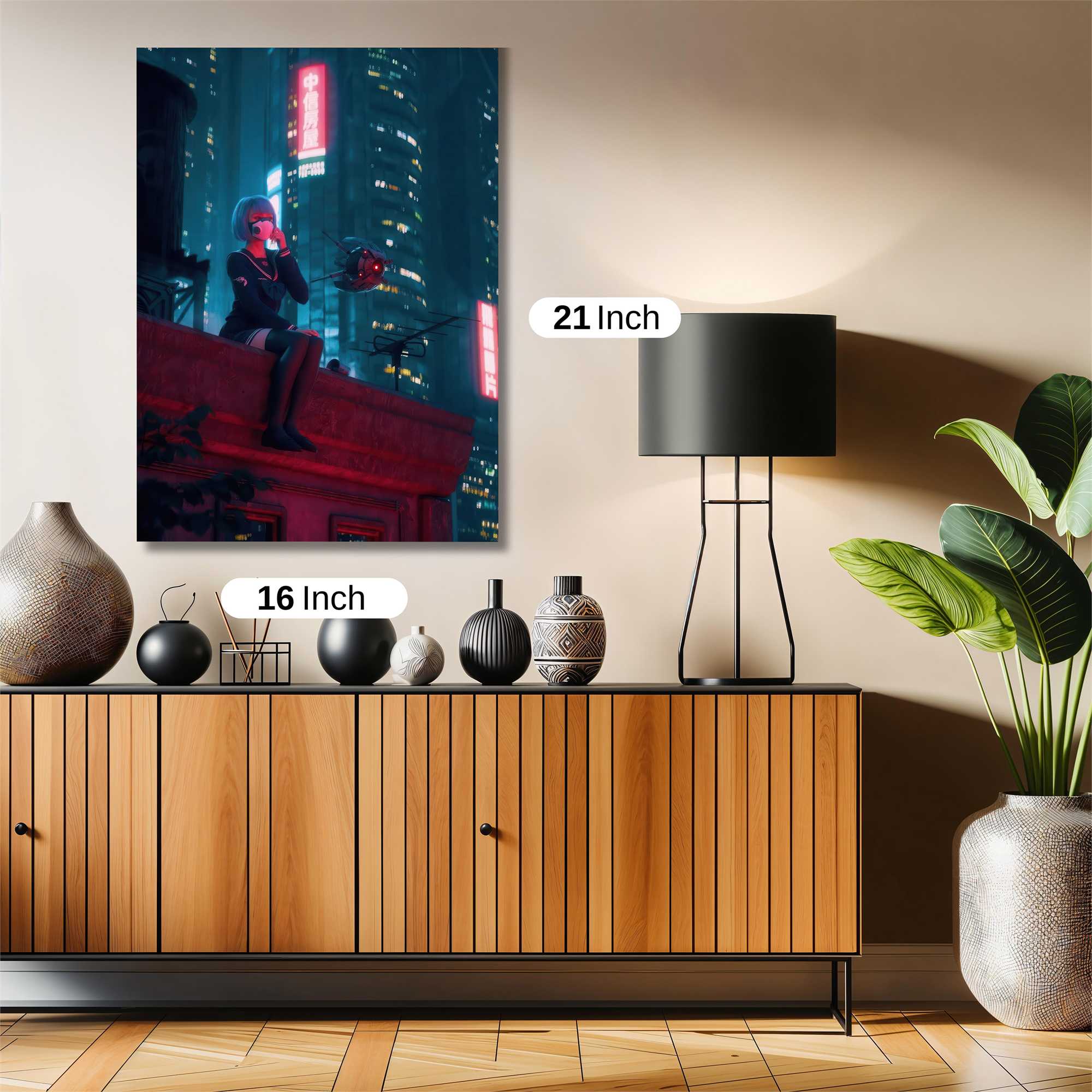 Cyber Serenity Safe Wall Magnetic / M