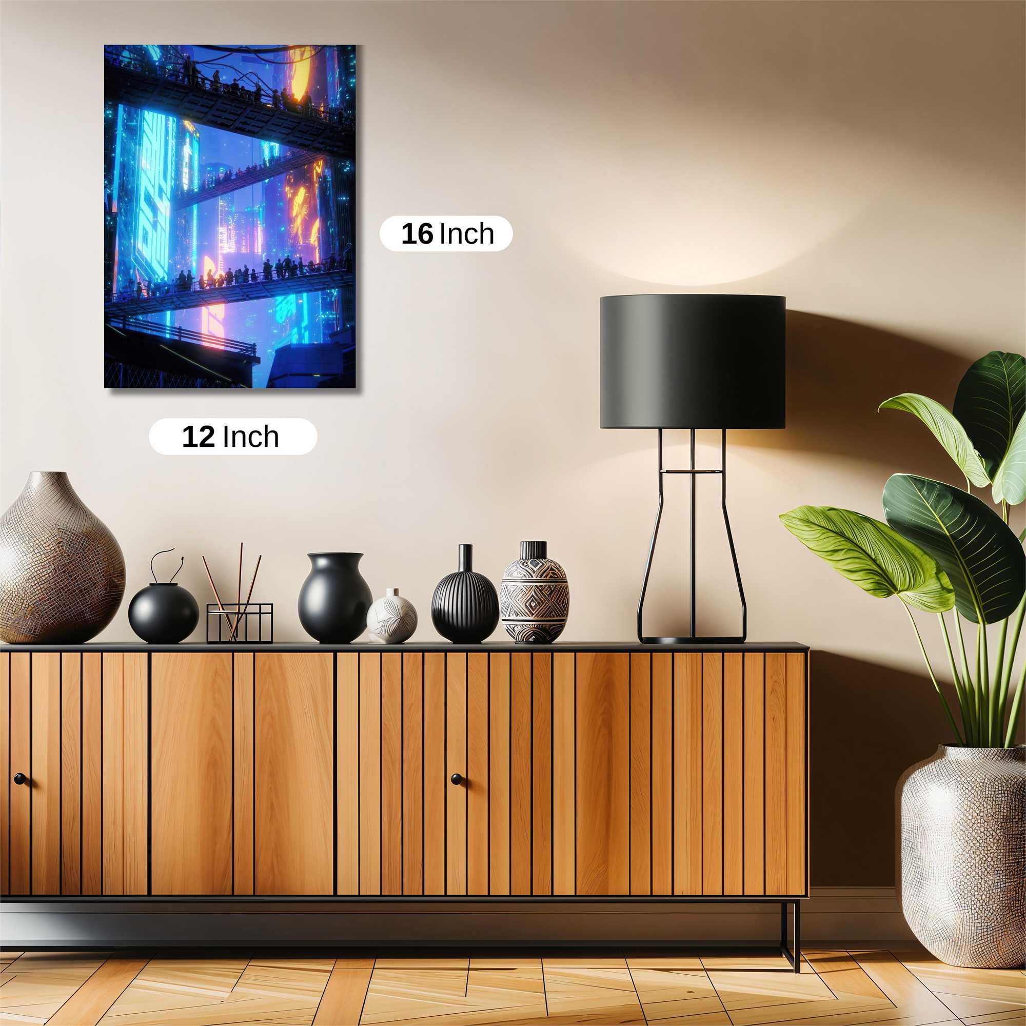 Neon Dreams Safe Wall Magnetic / M