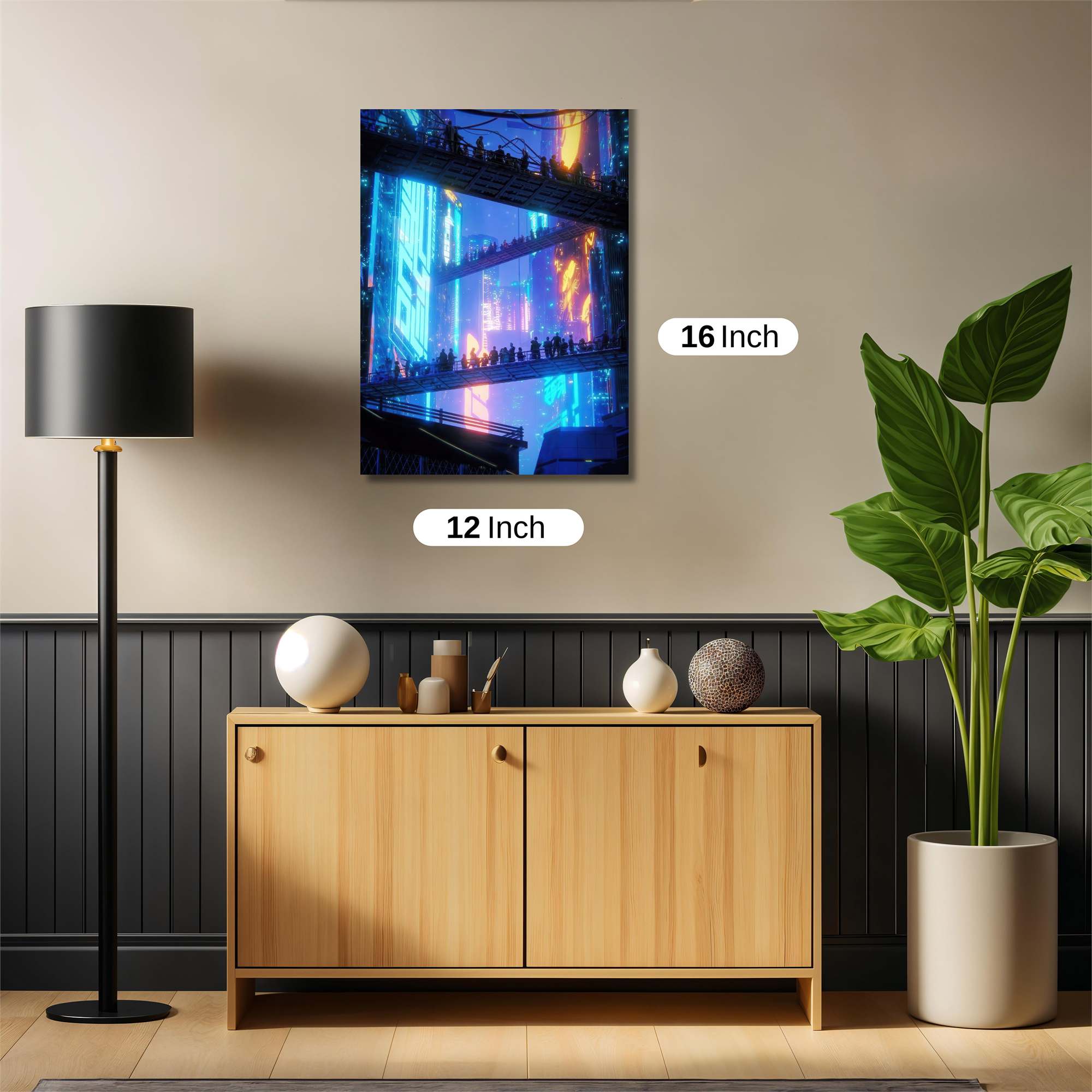 Neon Dreams Safe Wall Magnetic / M