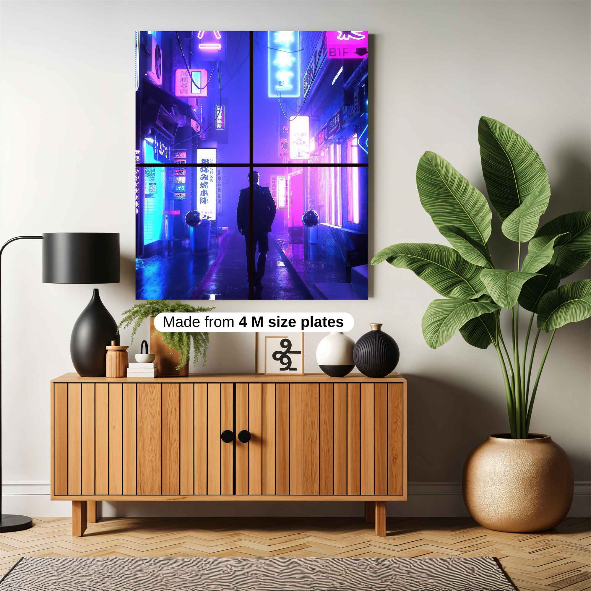 Neon Solitude Safe Wall Magnetic / M