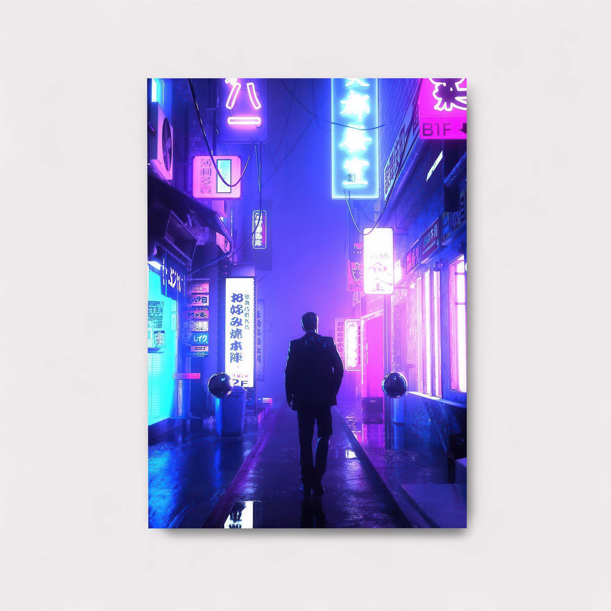 Neon Solitude Safe Wall Magnetic / M