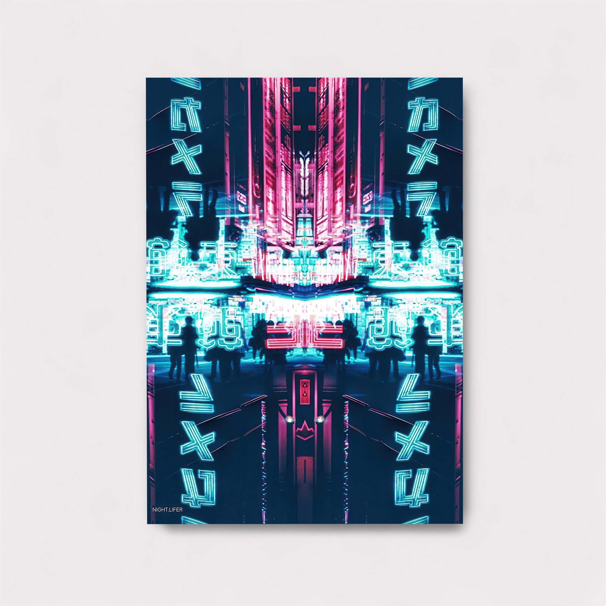 Neon Mirage Safe Wall Magnetic / M