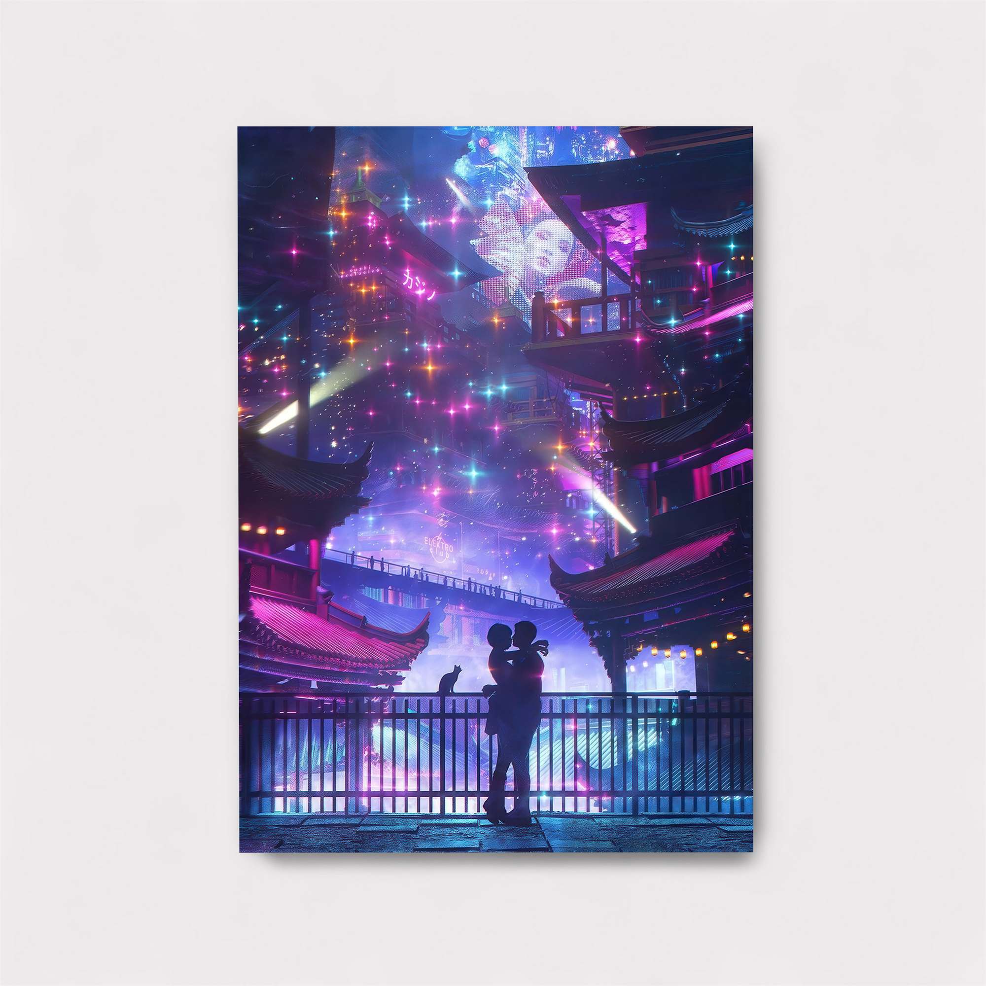 Neon Embrace Safe Wall Magnetic / M