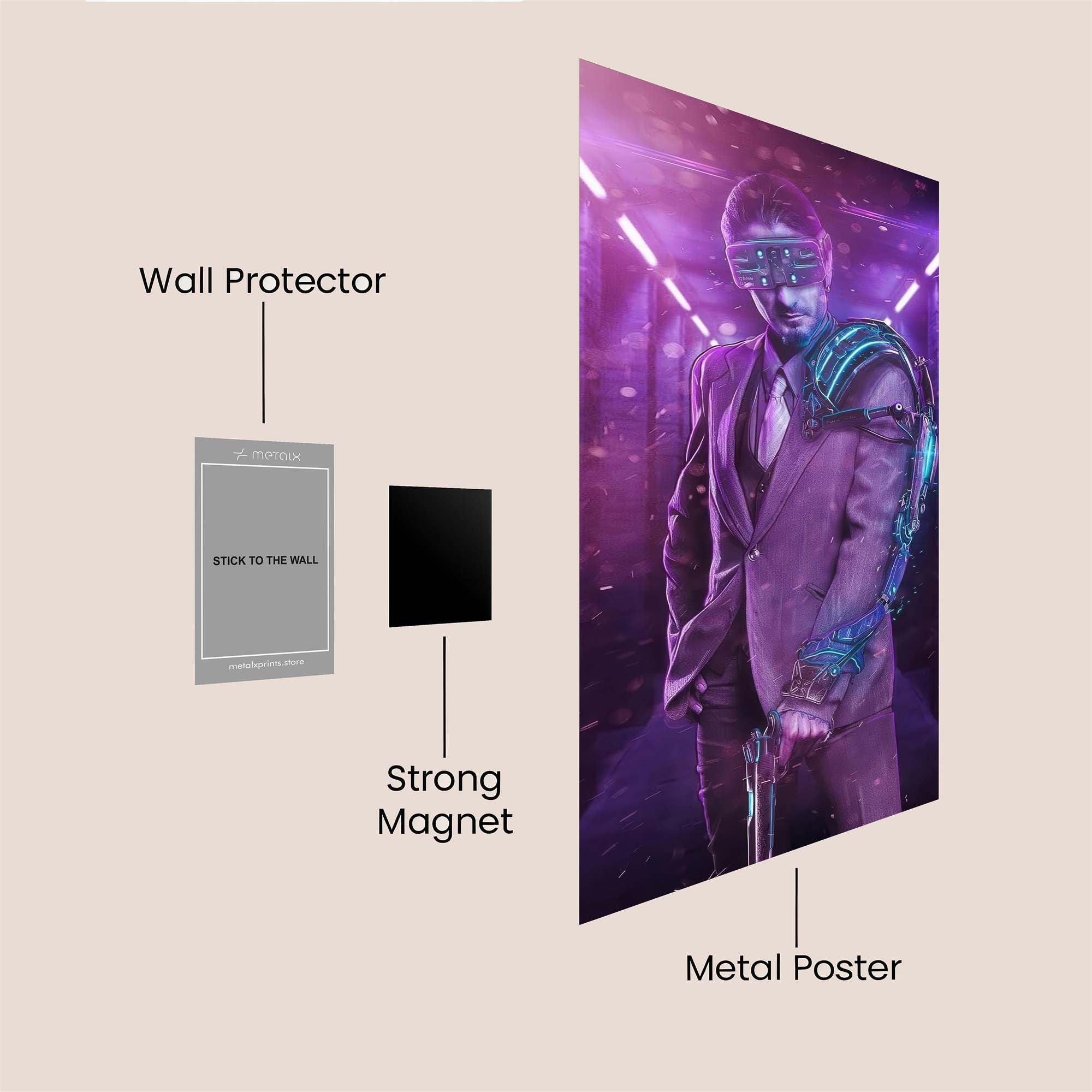 Cyber Elegance Safe Wall Magnetic / M