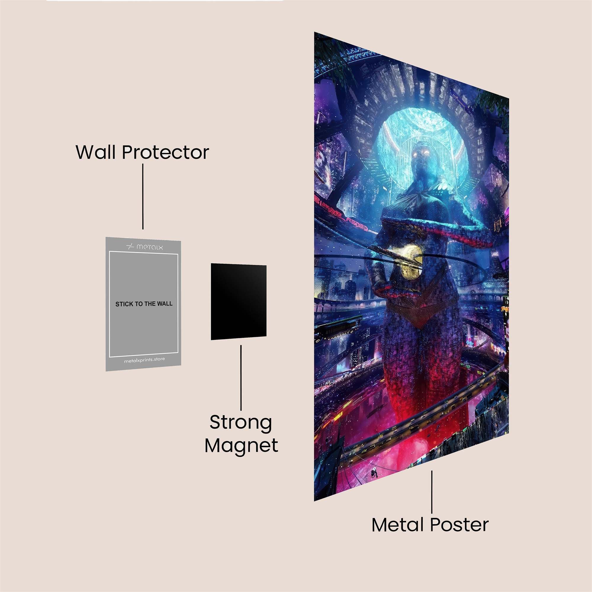 Cybernetic Roar Safe Wall Magnetic / M