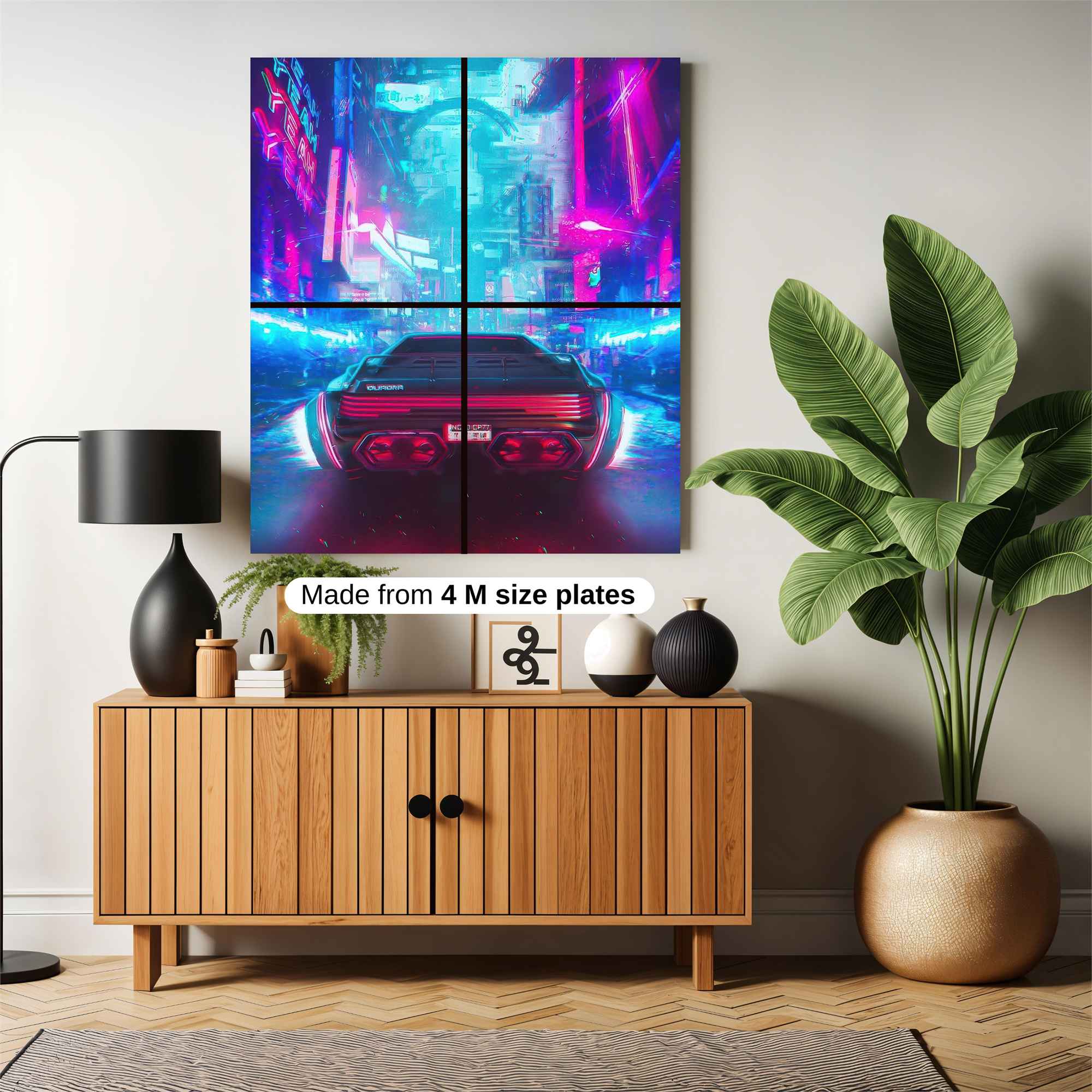 Cyberpunk Velocity Safe Wall Magnetic / M