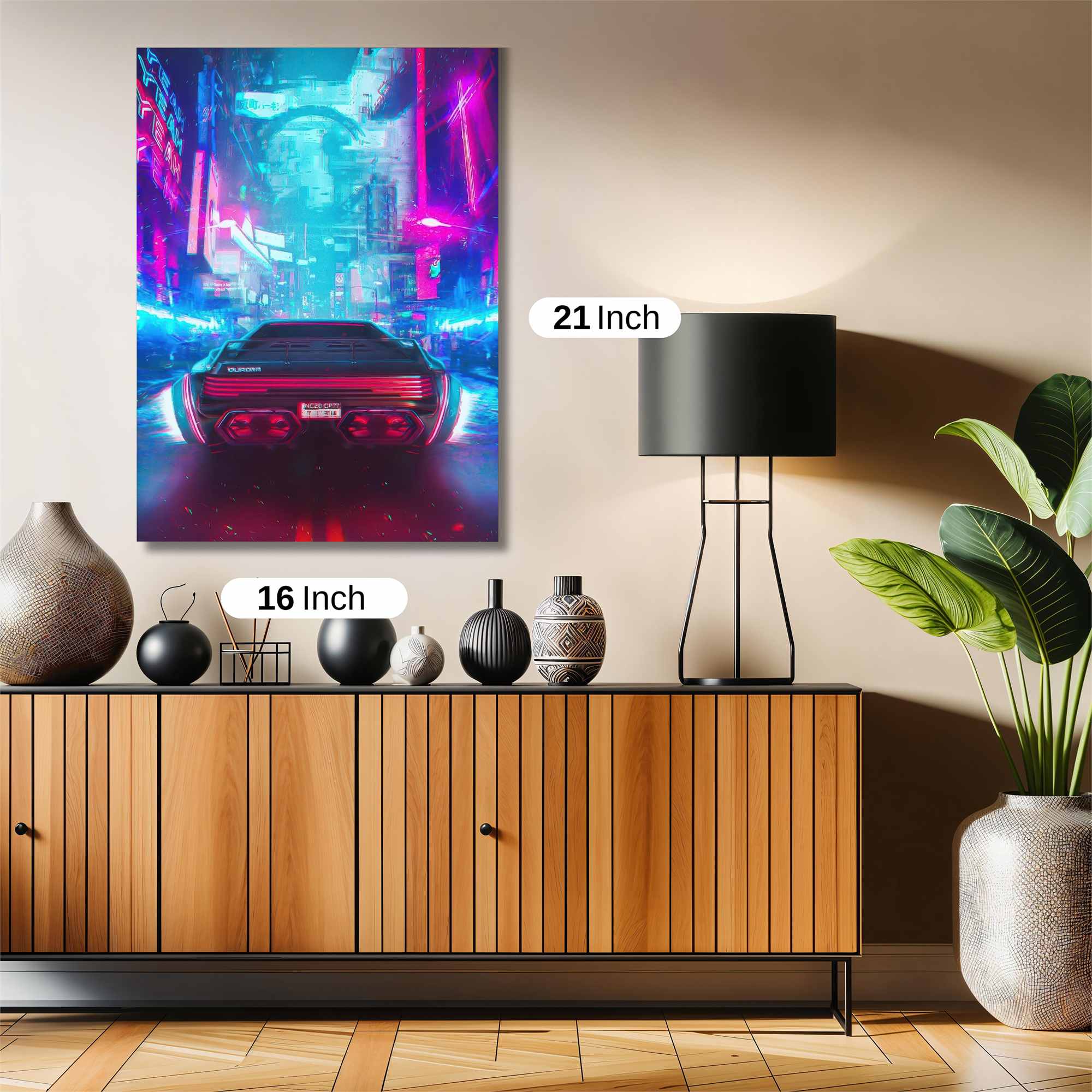 Cyberpunk Velocity Safe Wall Magnetic / M