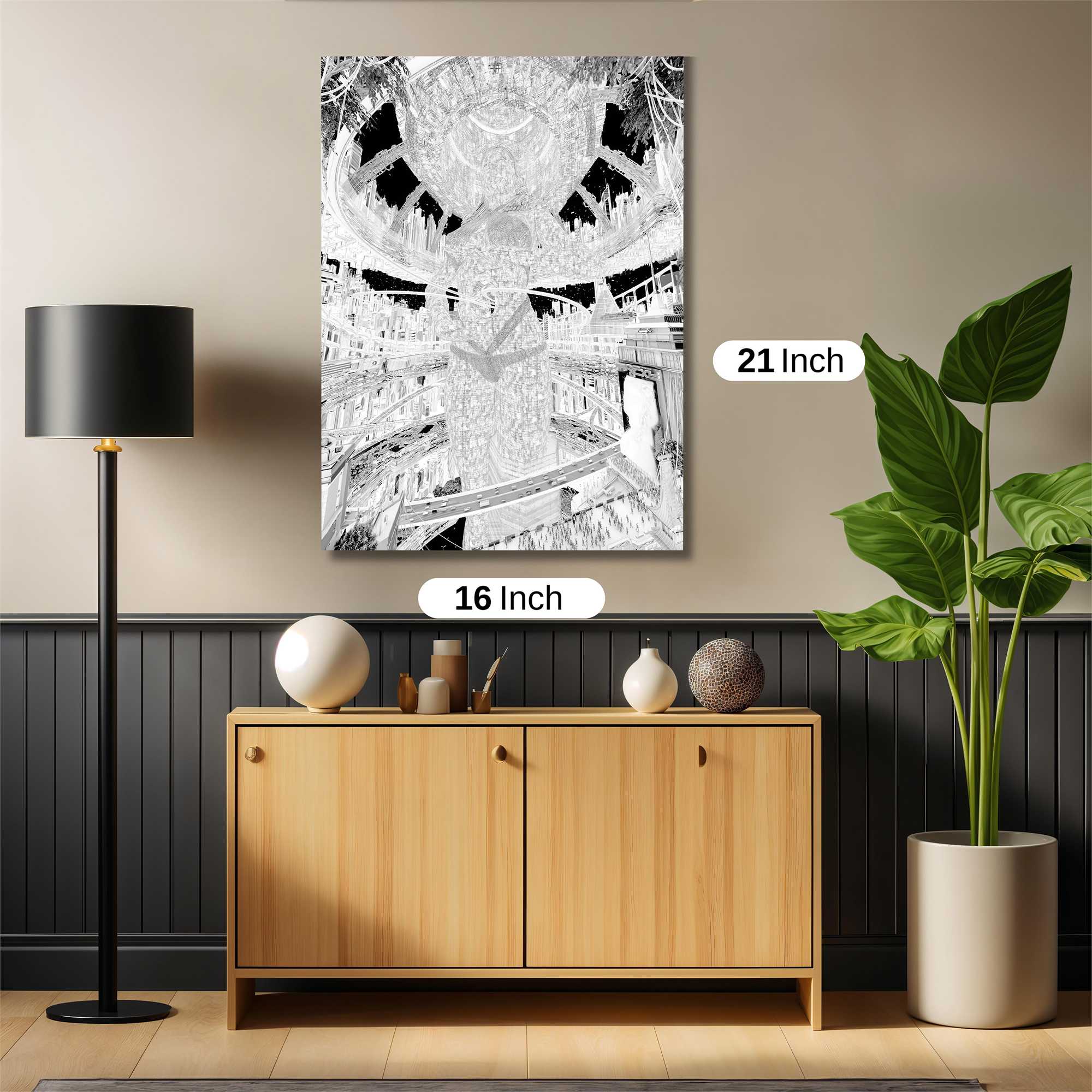 Twisted Ambiance Safe Wall Magnetic / M