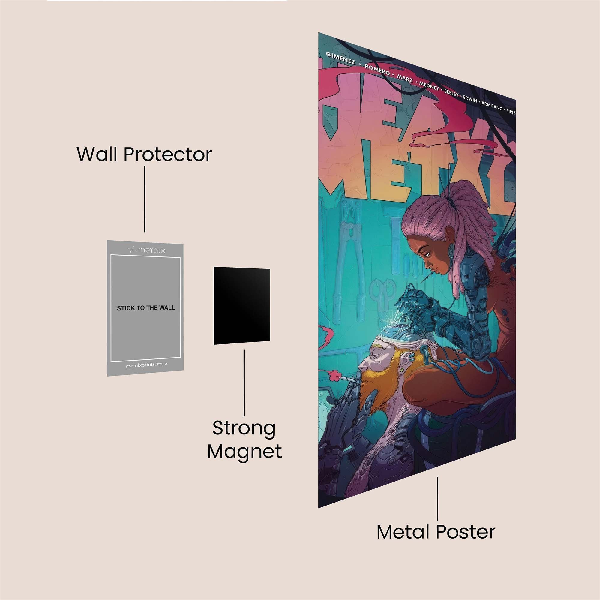 Heavy MetalMind Safe Wall Magnetic / M