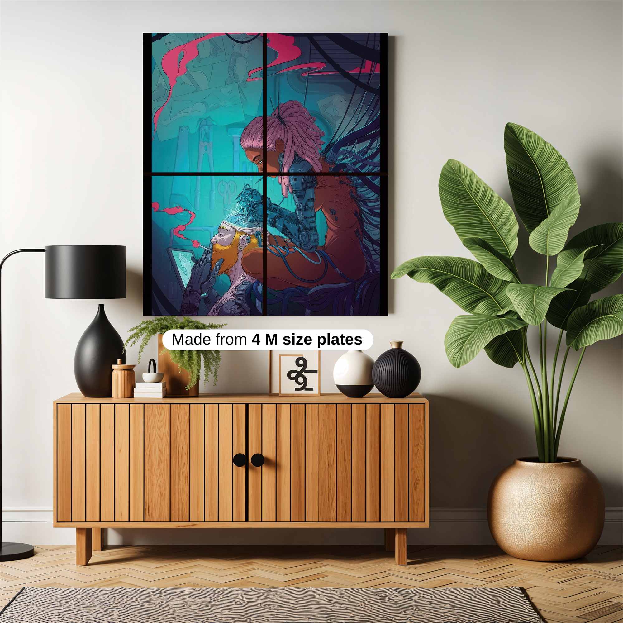 Cyber Dreamweaving Safe Wall Magnetic / M