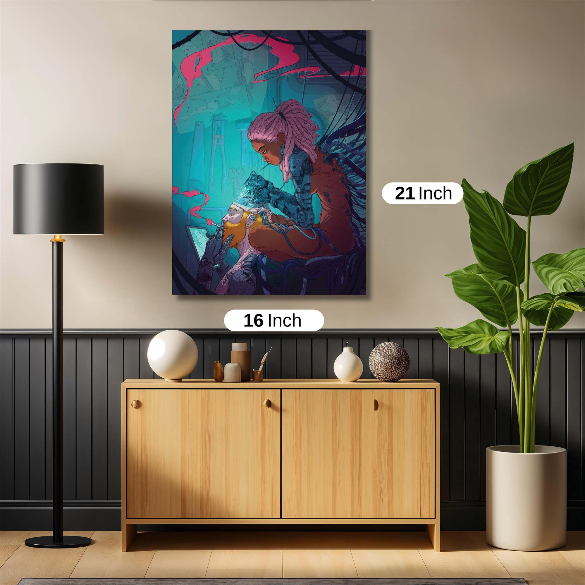 Cyber Dreamweaving Safe Wall Magnetic / M