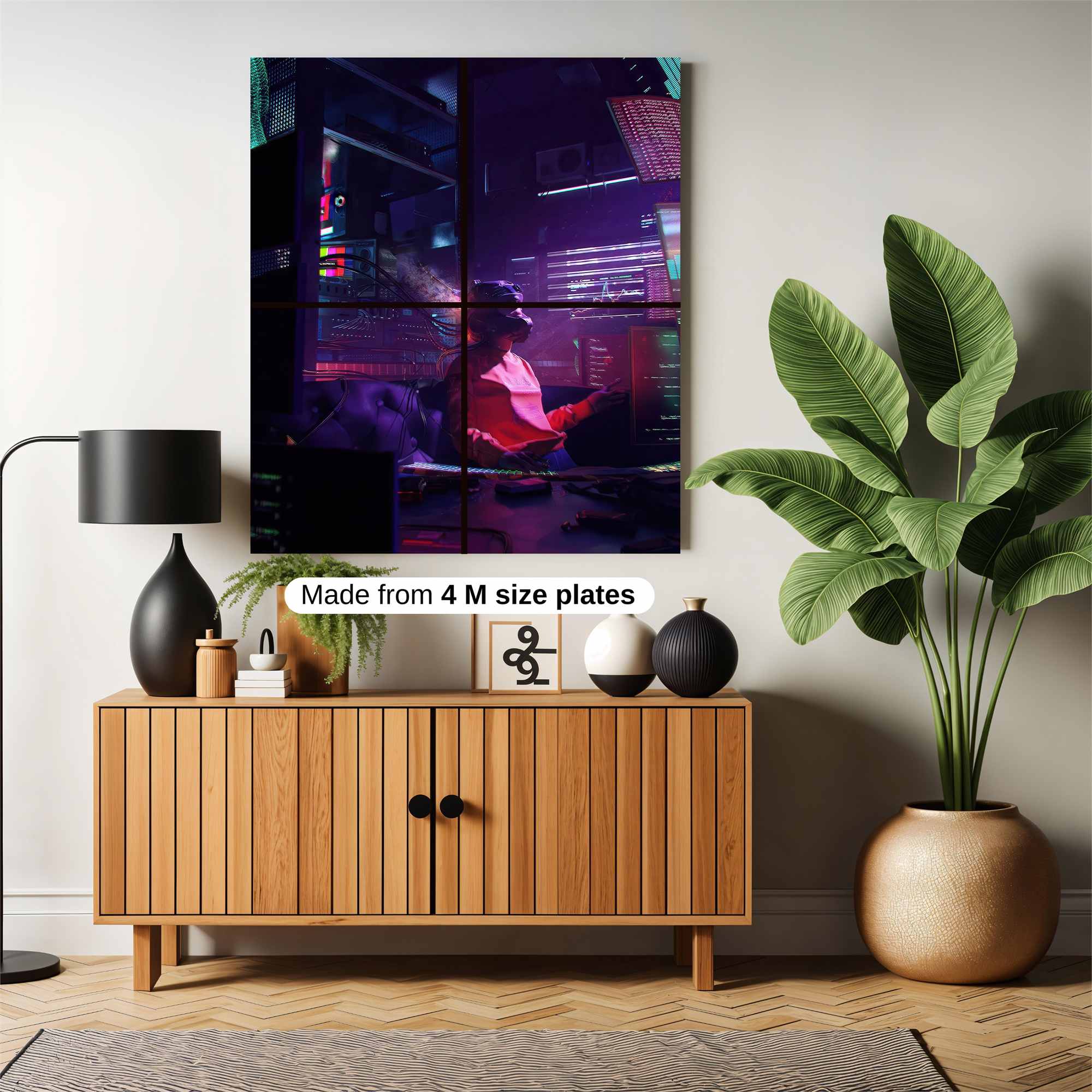 Cyber Dreamscape Safe Wall Magnetic / M