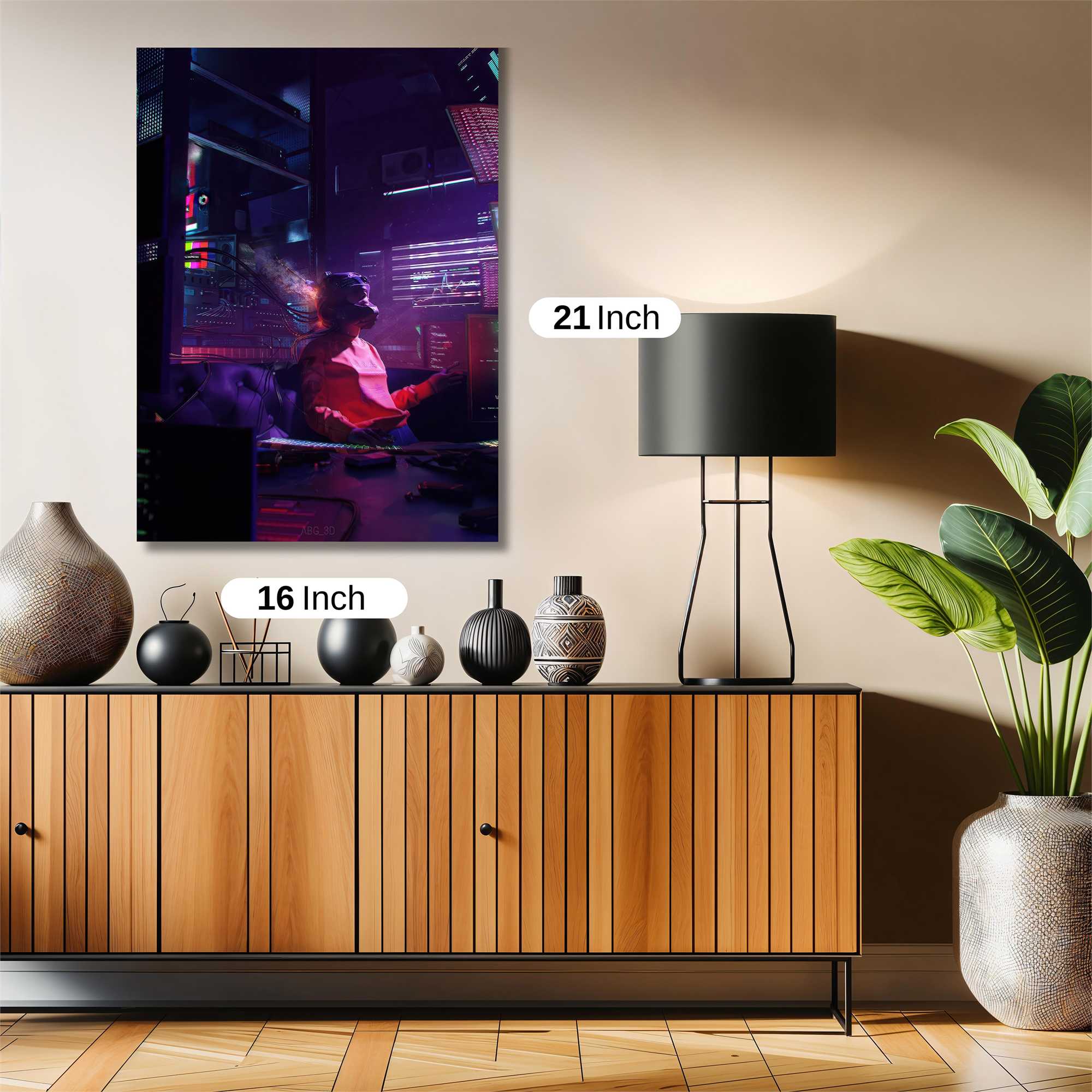 Cyber Dreamscape Safe Wall Magnetic / M