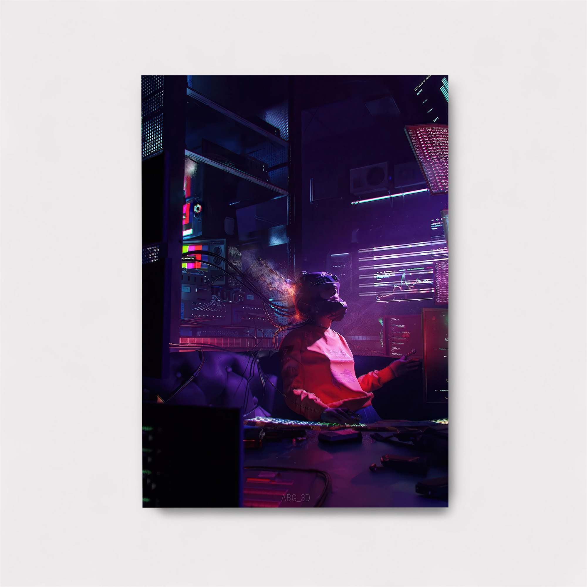 Cyber Dreamscape Safe Wall Magnetic / M