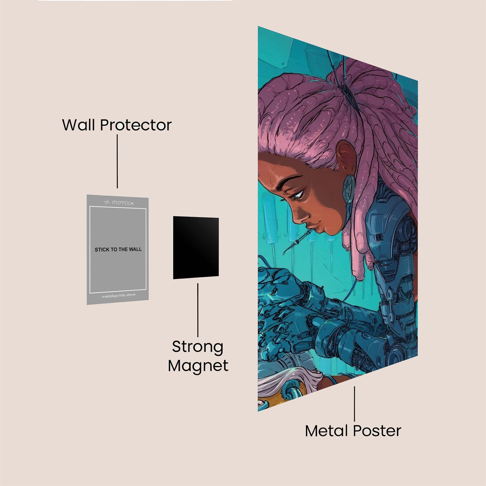 Cybernetic Focus Safe Wall Magnetic / M
