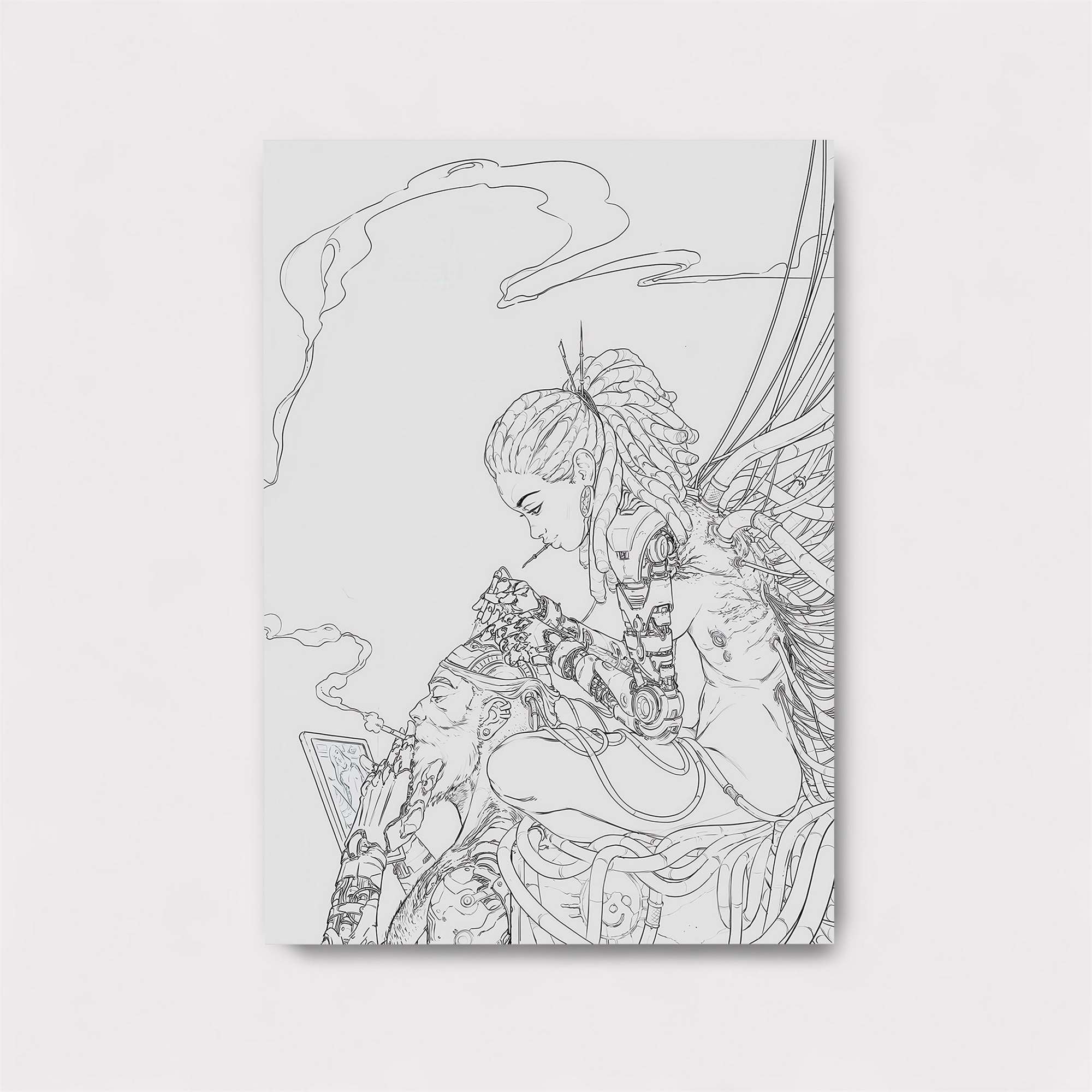 Cyber Serenity Safe Wall Magnetic / M