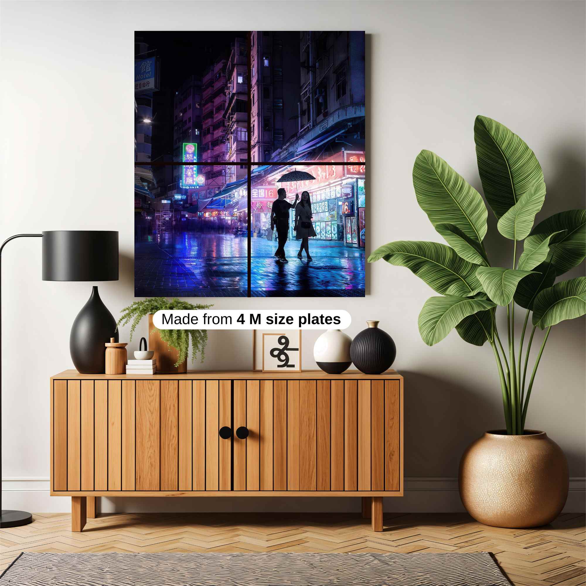 Neon Embrace Safe Wall Magnetic / M