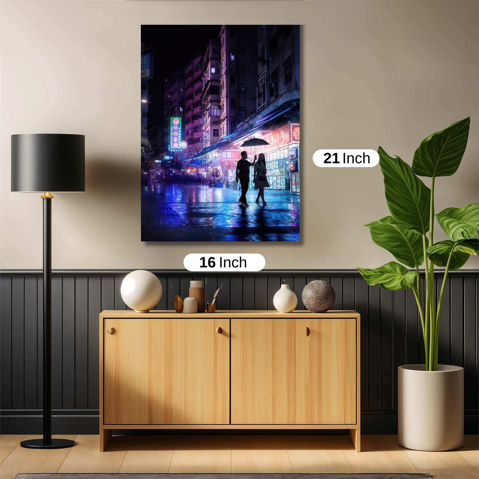 Neon Embrace Safe Wall Magnetic / M