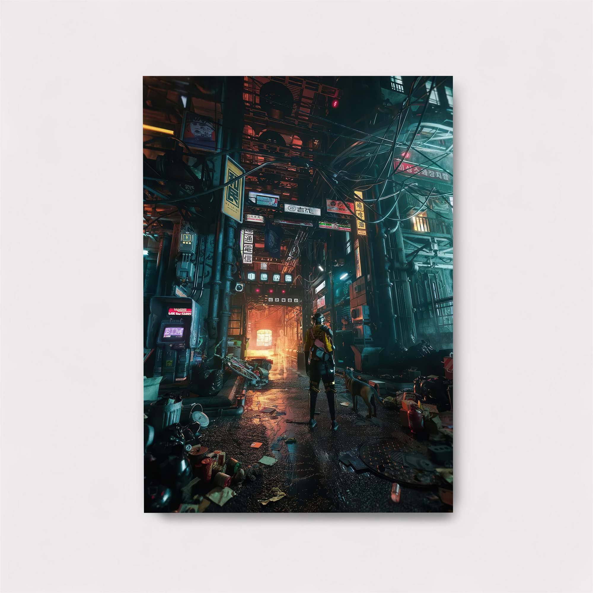 Neon Desolation Safe Wall Magnetic / M