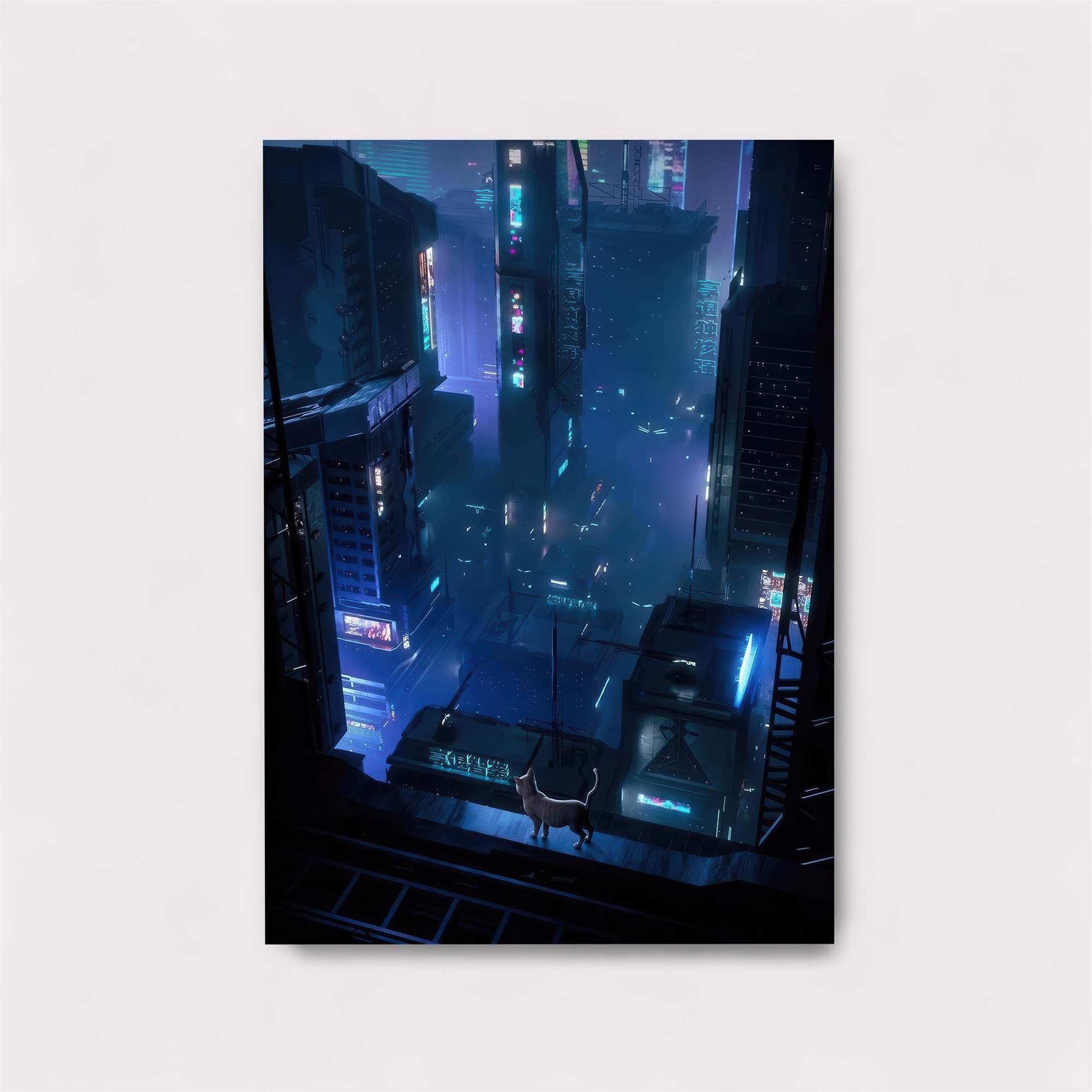 Feline Wanderlust Safe Wall Magnetic / M