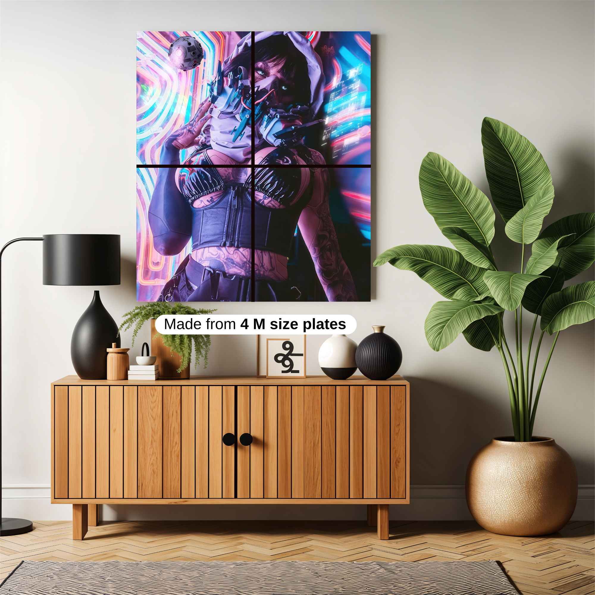 Neon Enigma Safe Wall Magnetic / M