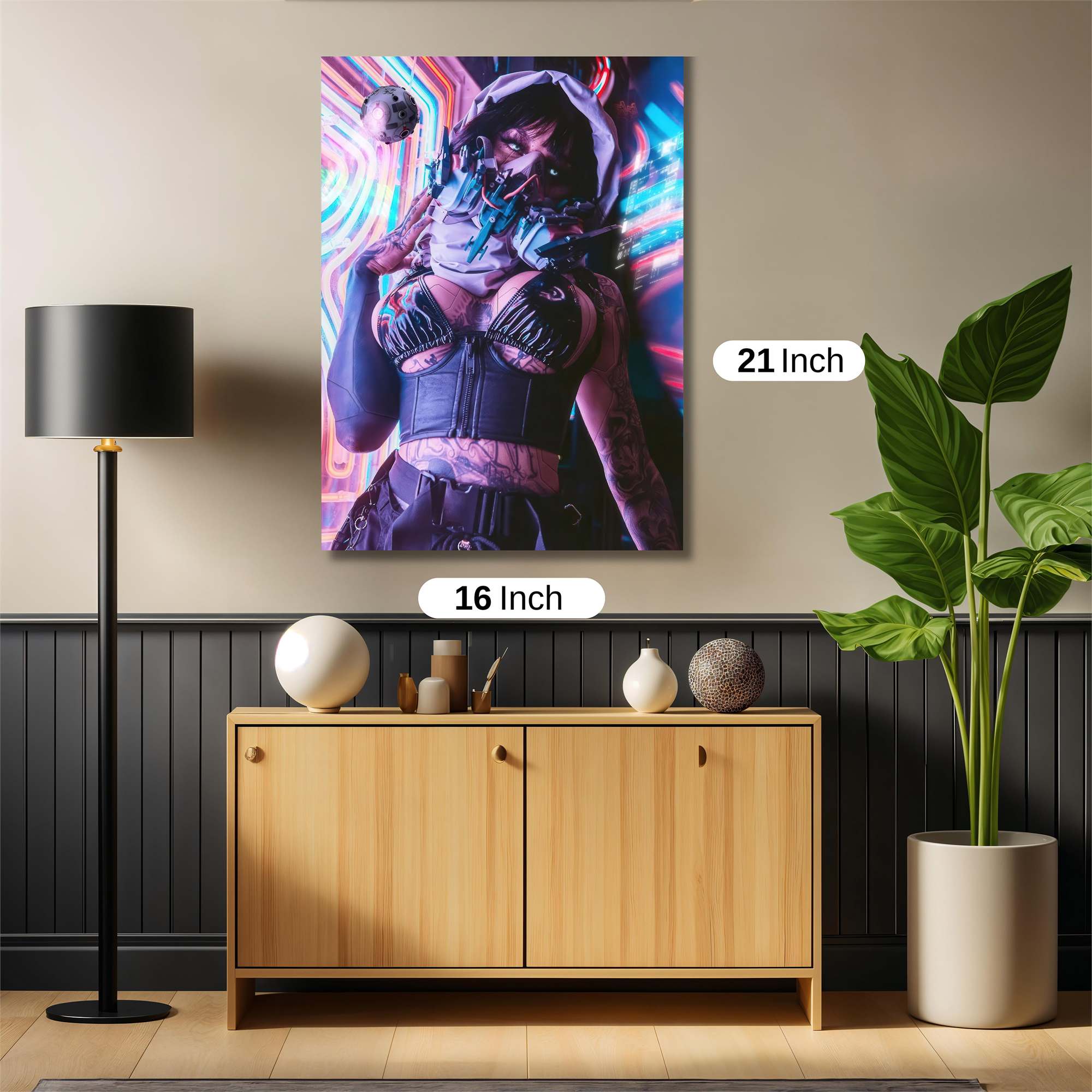 Neon Enigma Safe Wall Magnetic / M