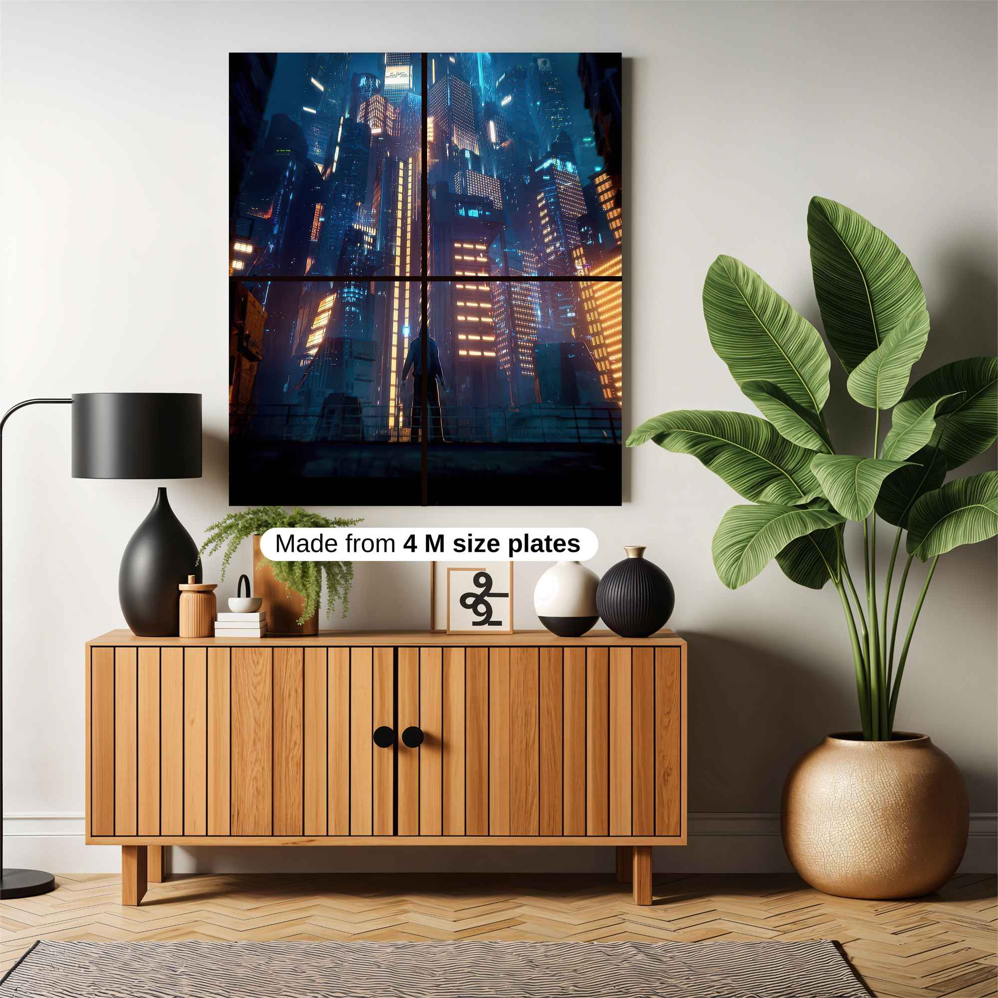 Neon Solitude Safe Wall Magnetic / M