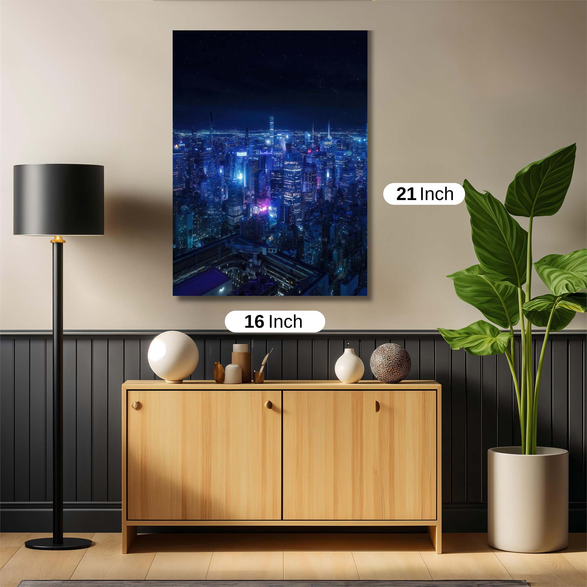 Neon Serenity Safe Wall Magnetic / M