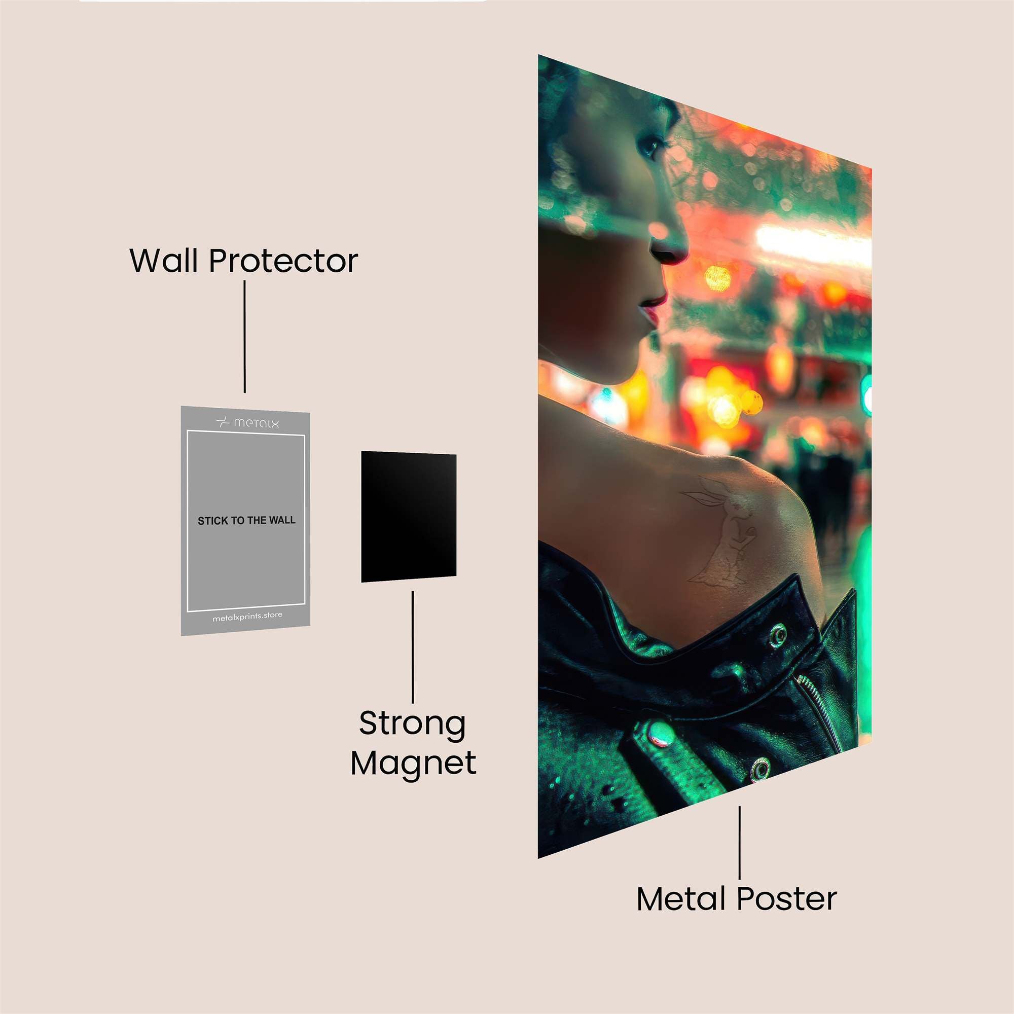 Lunar Enigma Safe Wall Magnetic / M