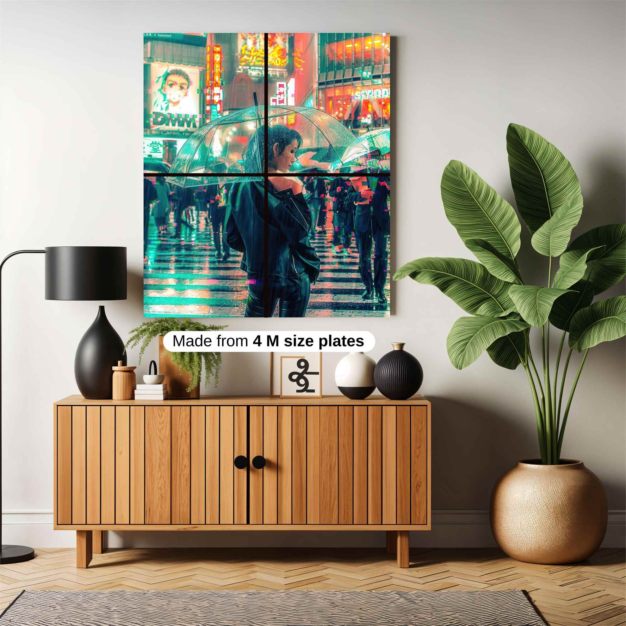 Neon Reflections Safe Wall Magnetic / M