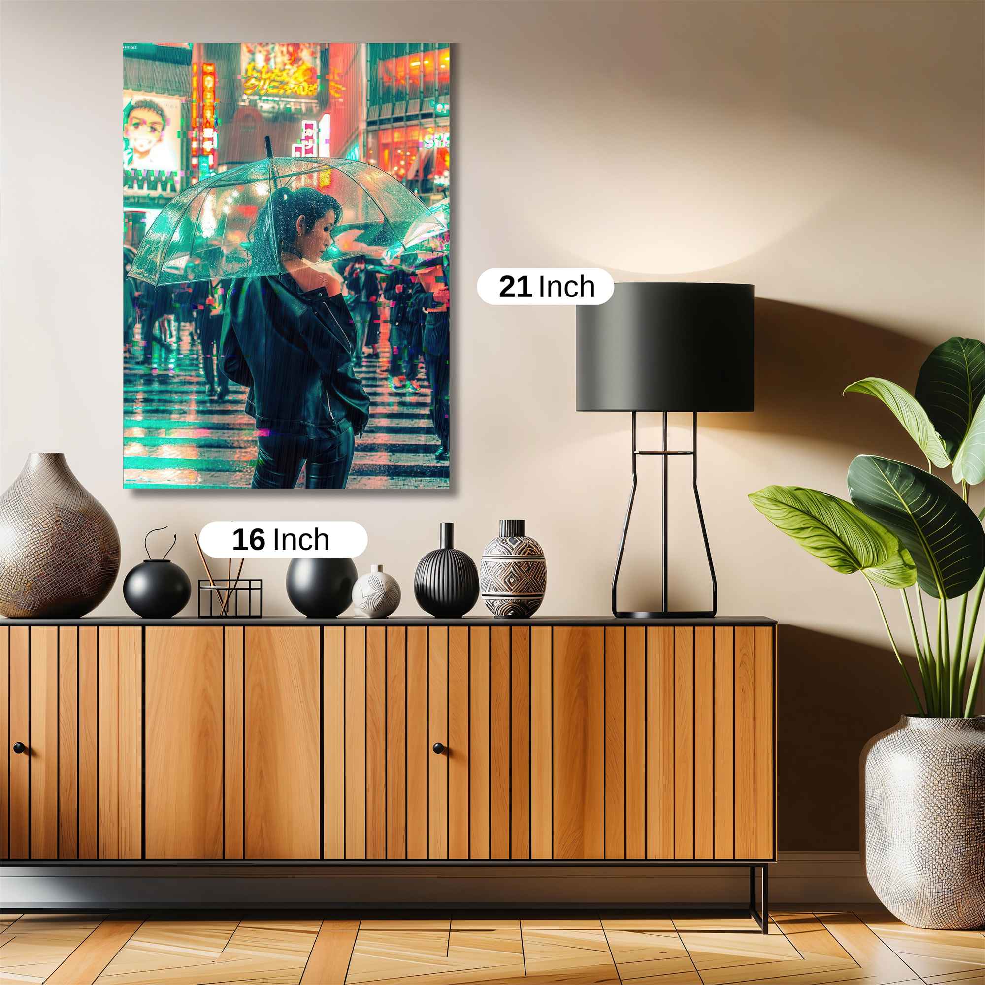 Neon Reflections Safe Wall Magnetic / M