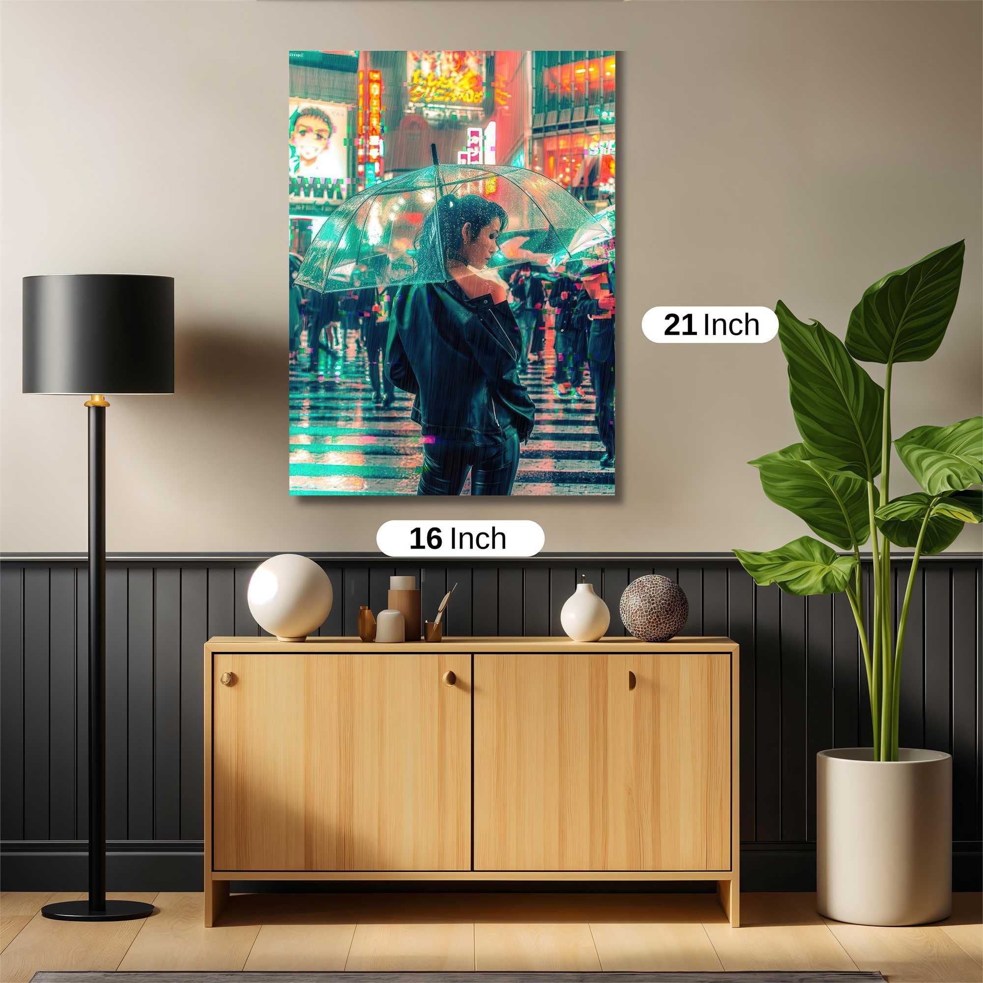 Neon Reflections Safe Wall Magnetic / M