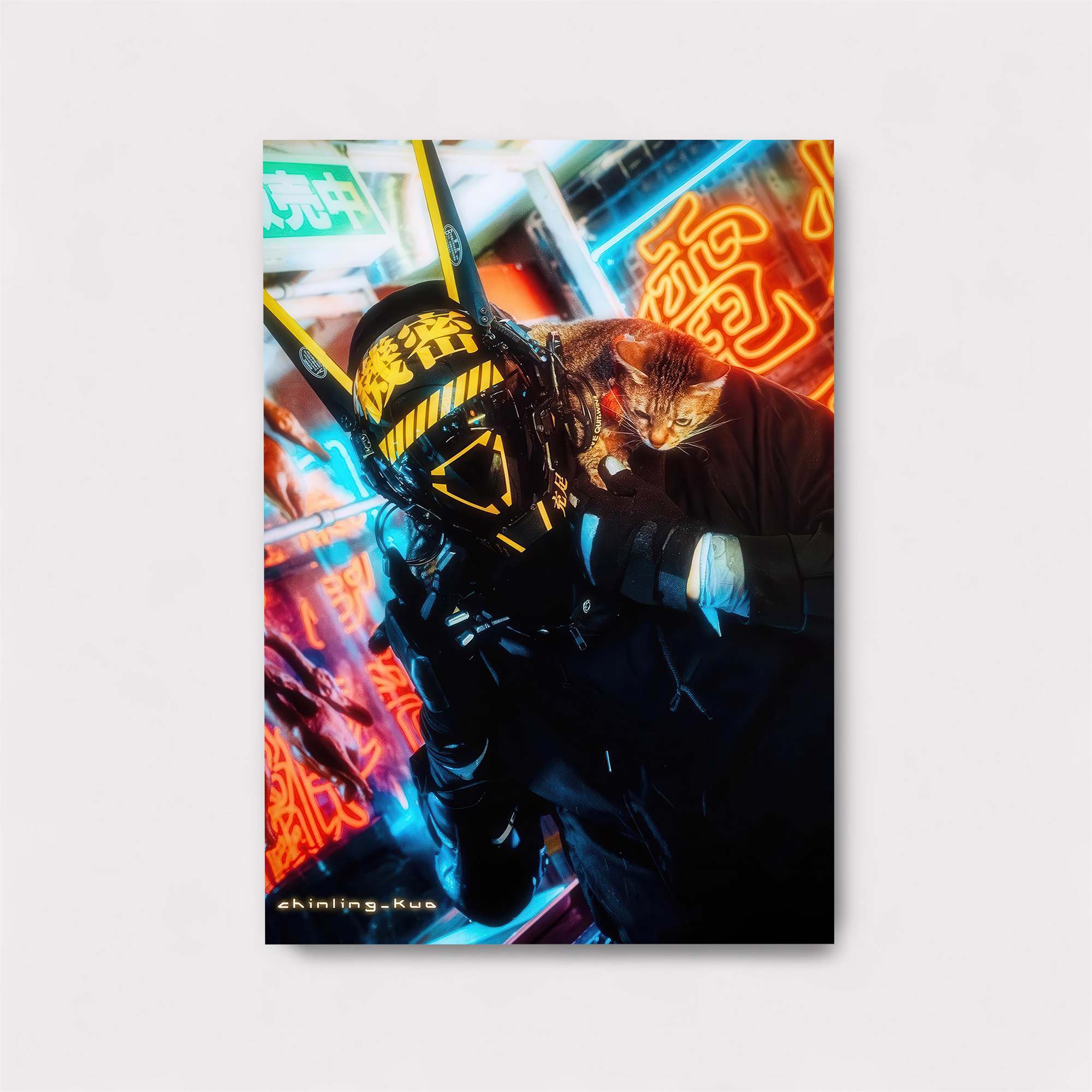 Cyber Feline Safe Wall Magnetic / M