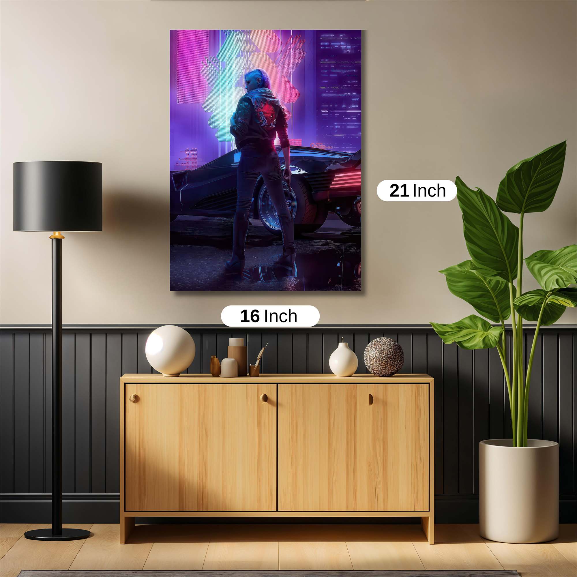 Cyberpunk Dream Safe Wall Magnetic / M